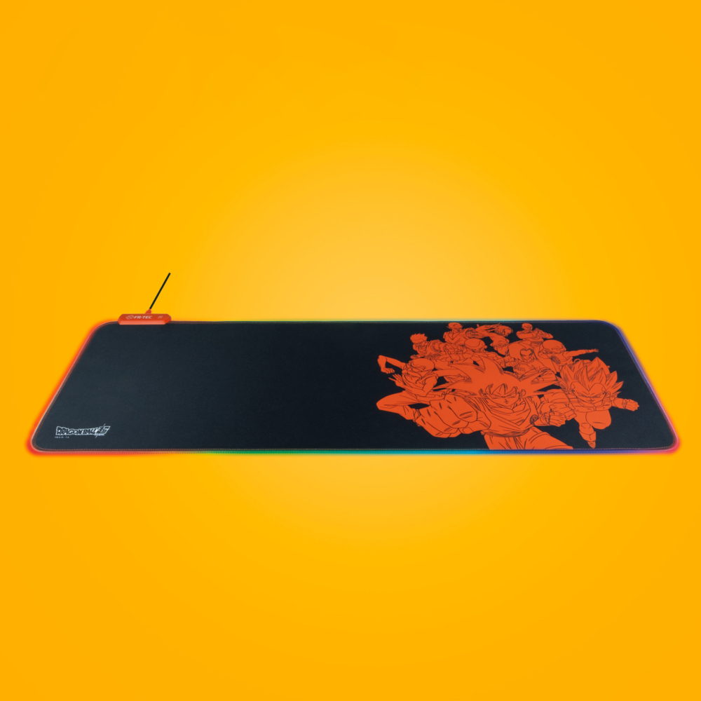Subsonic Tapis de souris Dragon Ball Super - Taille XL RGB (Noir)/Orange