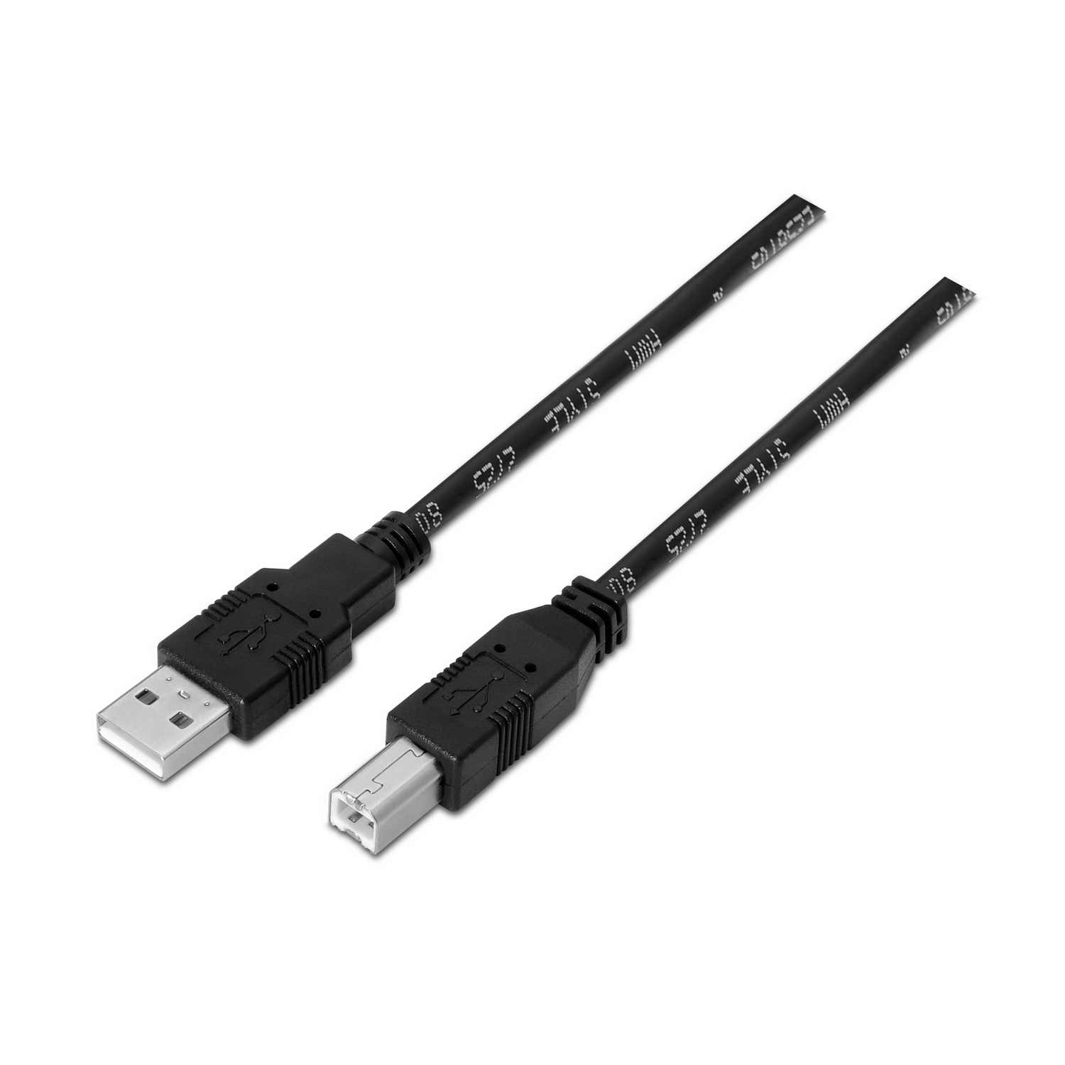 Aisens Câble Imprimante USB-A 2.0 vers USB-B Mâle/Mâle 1m Noir