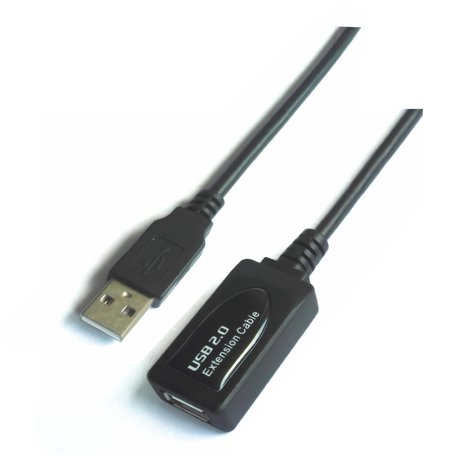 Aisens Câble d'extension USB 2.0 AISENS 5,0 m avec amplificateur de chipset avancé, noir