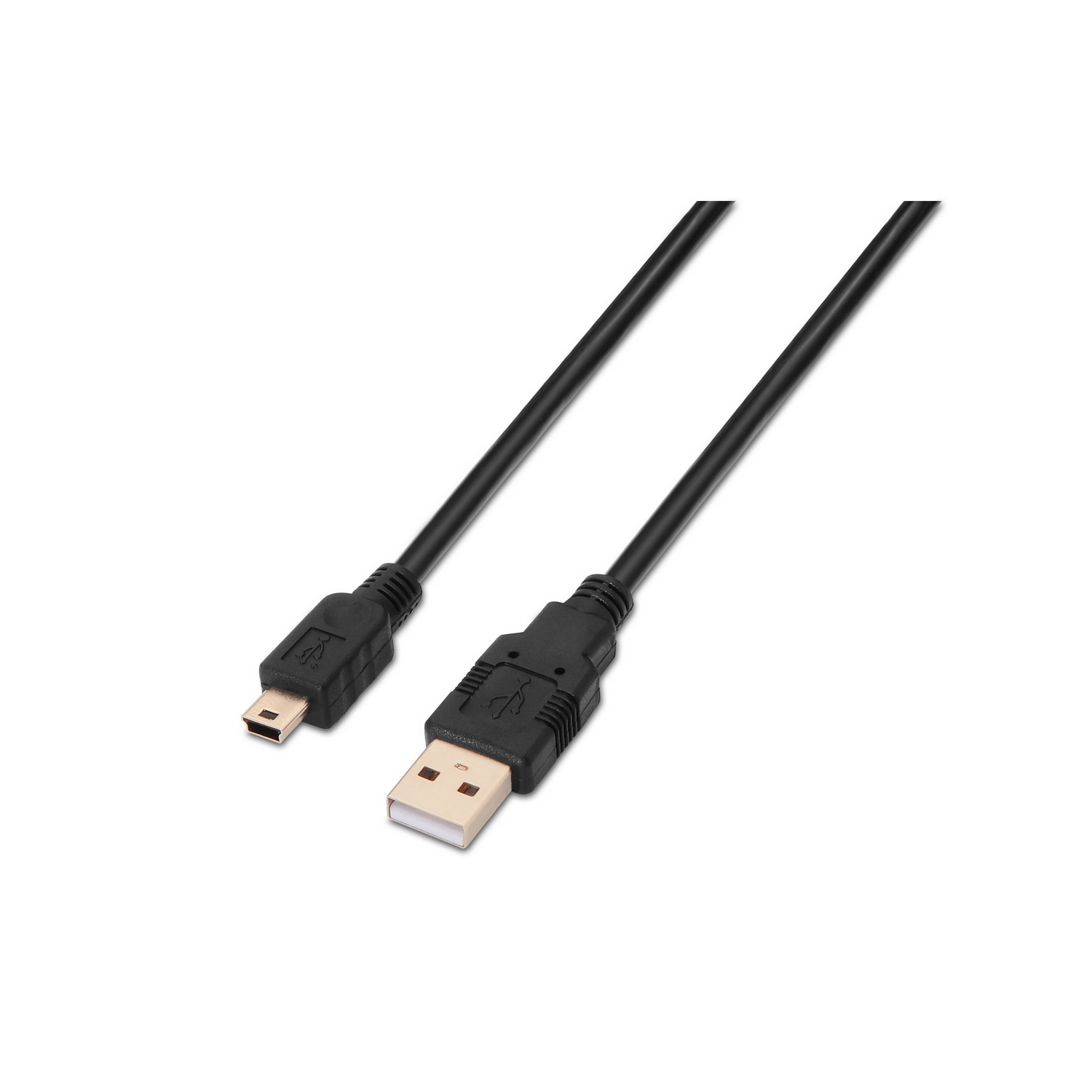 Aisens Câble USB AISENS A101-0025 1,8 m USB 2.0 A vers Mini-USB B Noir RoHS