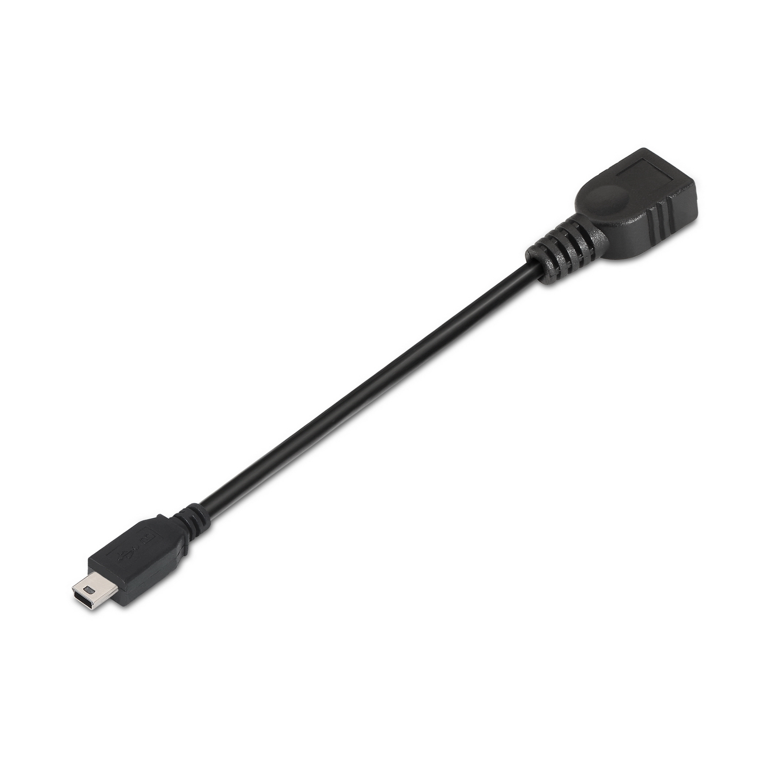 Aisens Câble USB 2.0 OTG AISENS A101-0033 Mini B Macho-A Hembra 15cm Noir