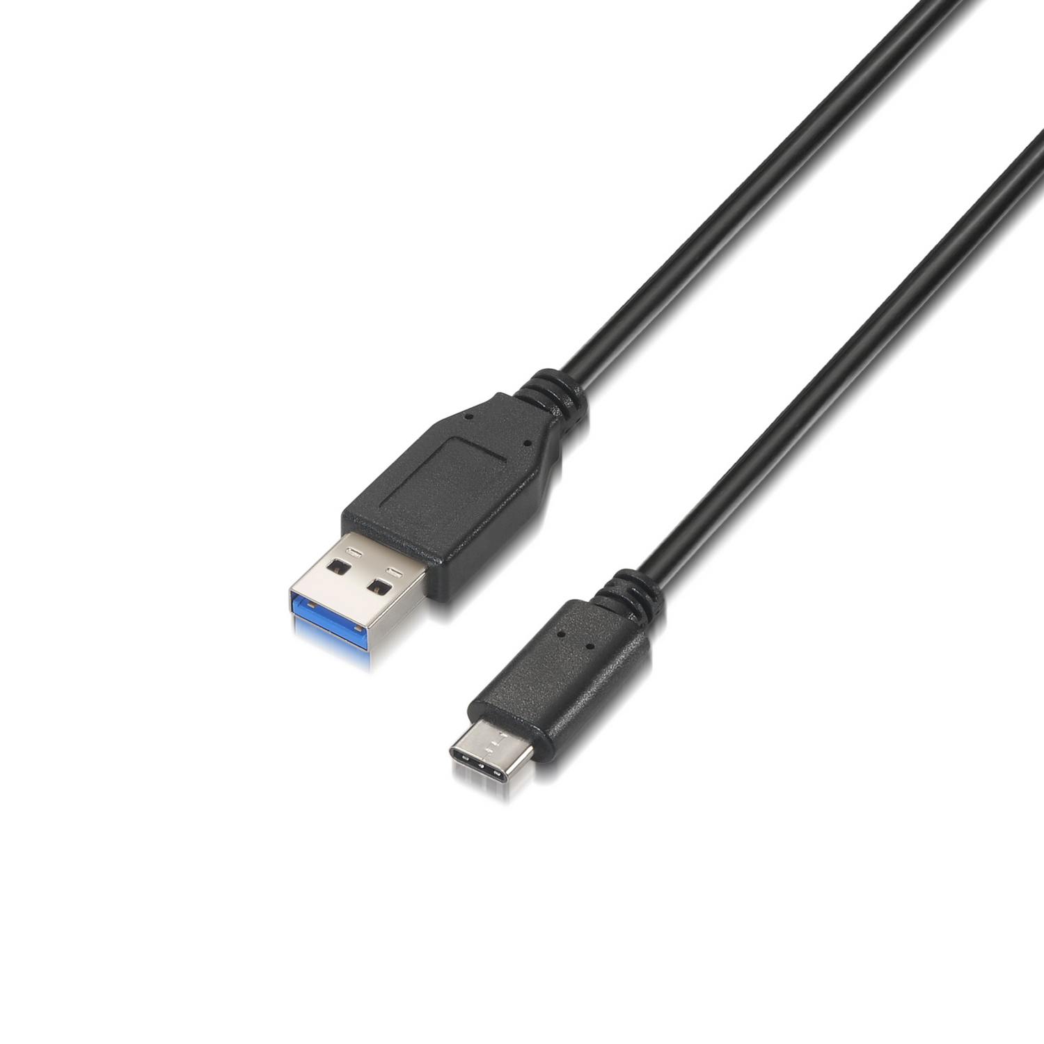 Aisens Câble USB 3.1 Gen2 vers USB-C Mâle/Mâle 1m Noir