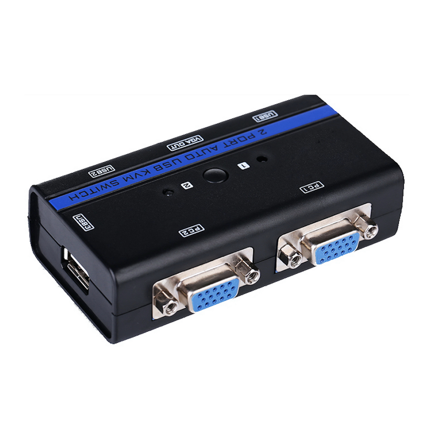Aisens A111-0064 Commutateur KVM 2PC VGA/USB/Prise