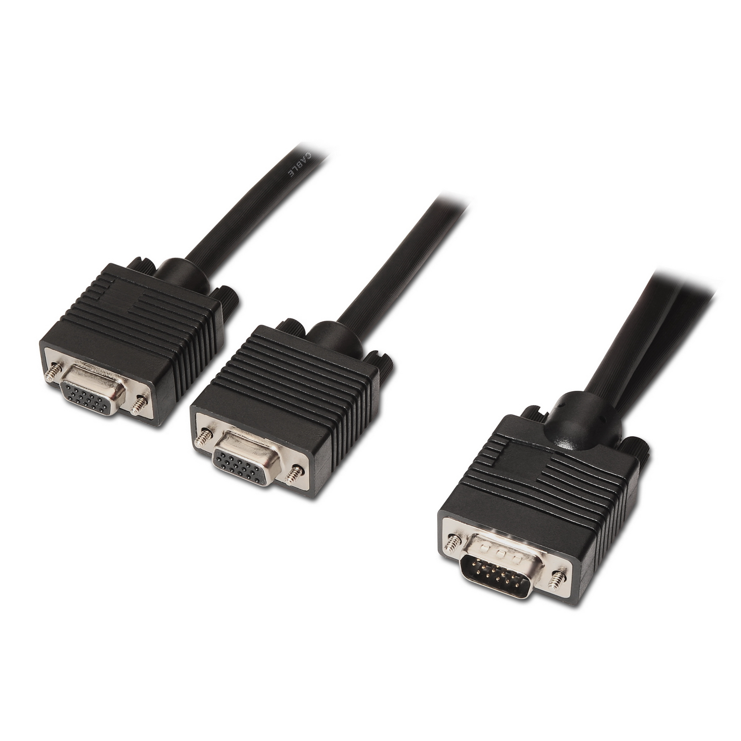 Aisens Câble SVGA AISENS A113-0081 0,45m Duplicateur de Signal 2048x1536 Noir