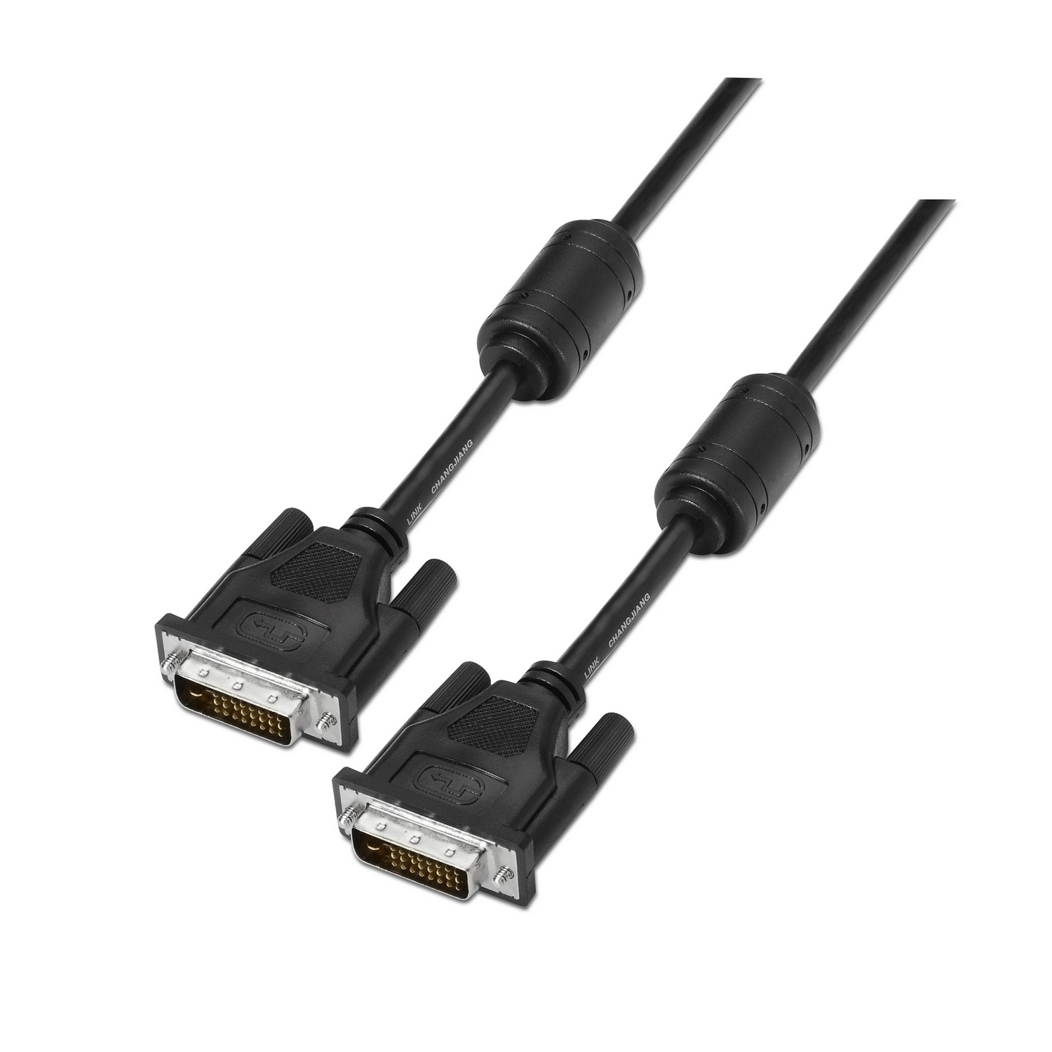 Aisens Cable DVI AISENS A117-0089 1.8m Dual Link 24+1 Ferrita Noir
