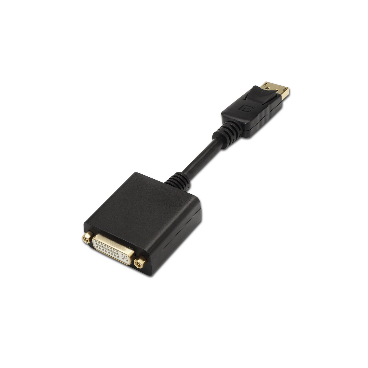 Aisens Adaptateur DisplayPort vers DVI-D Mâle/Femelle 15 cm Noir