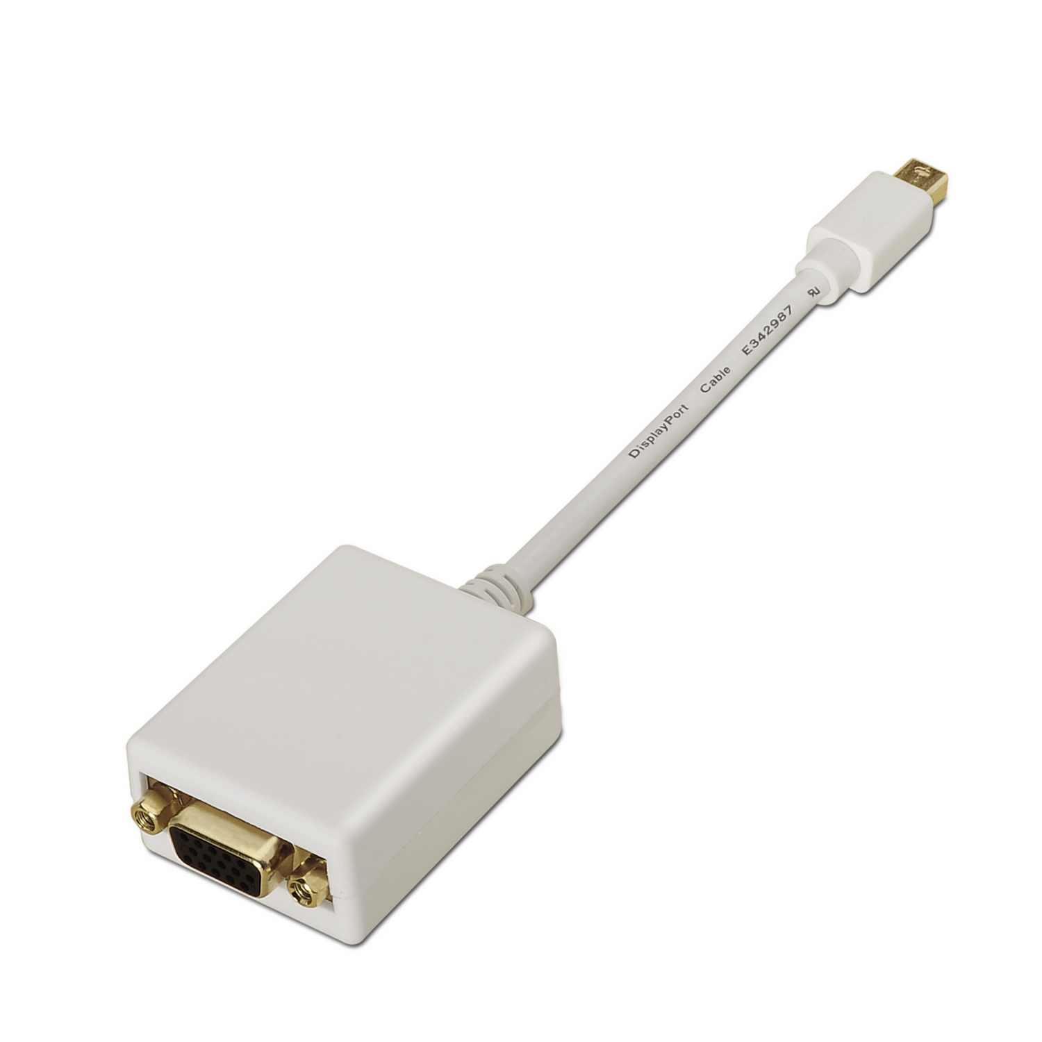 Aisens Adaptateur AISENS A125-0136 Mini DP VGA Hémisphère 15 cm Blanc