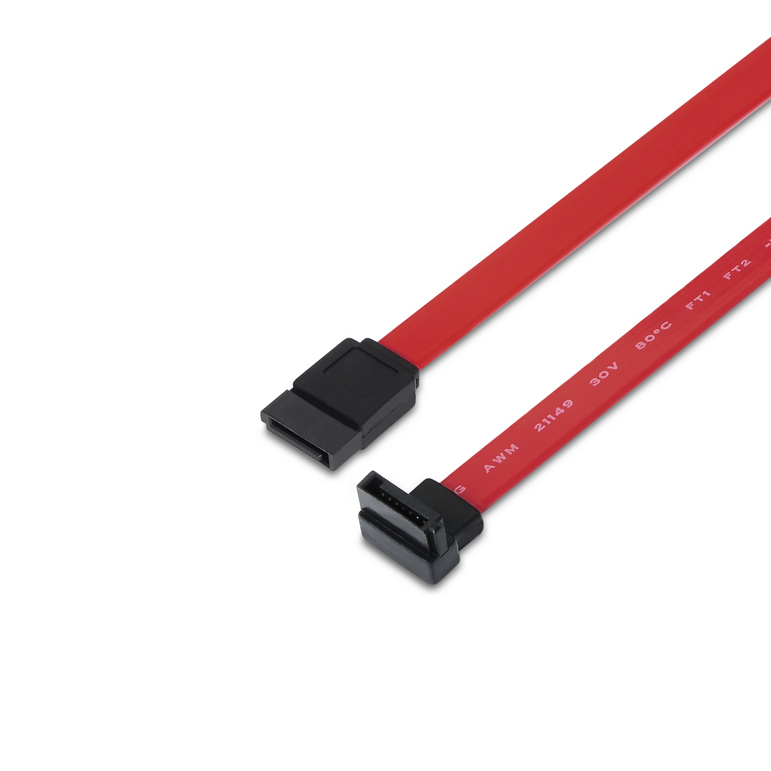 Aisens Cable SATA AISENS A130-0155 0,5m Acodado Rouges/SATA III 6Gb/s Macho/Macho