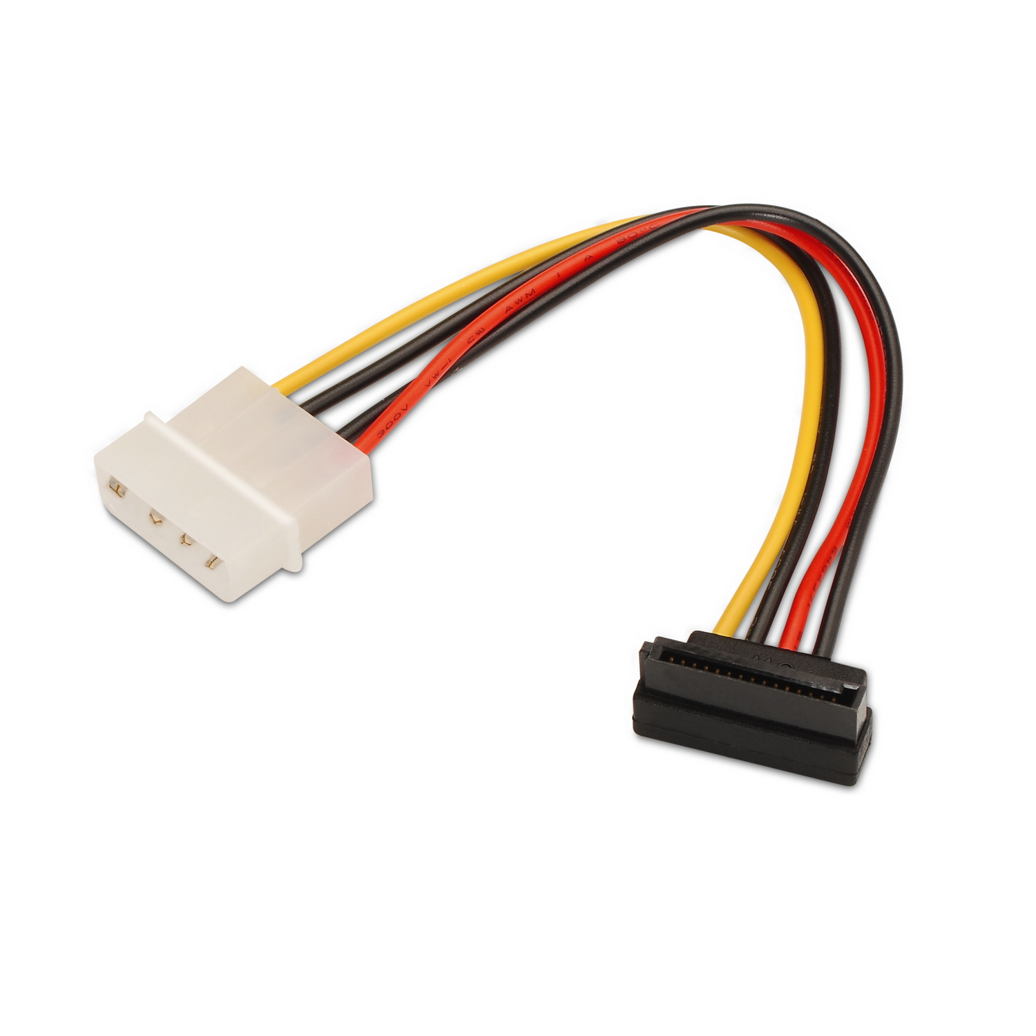 Aisens Câble d'alimentation SATA AISENS A131-0160 16 cm Molex 4 broches vers SATA Hémbré Acodé
