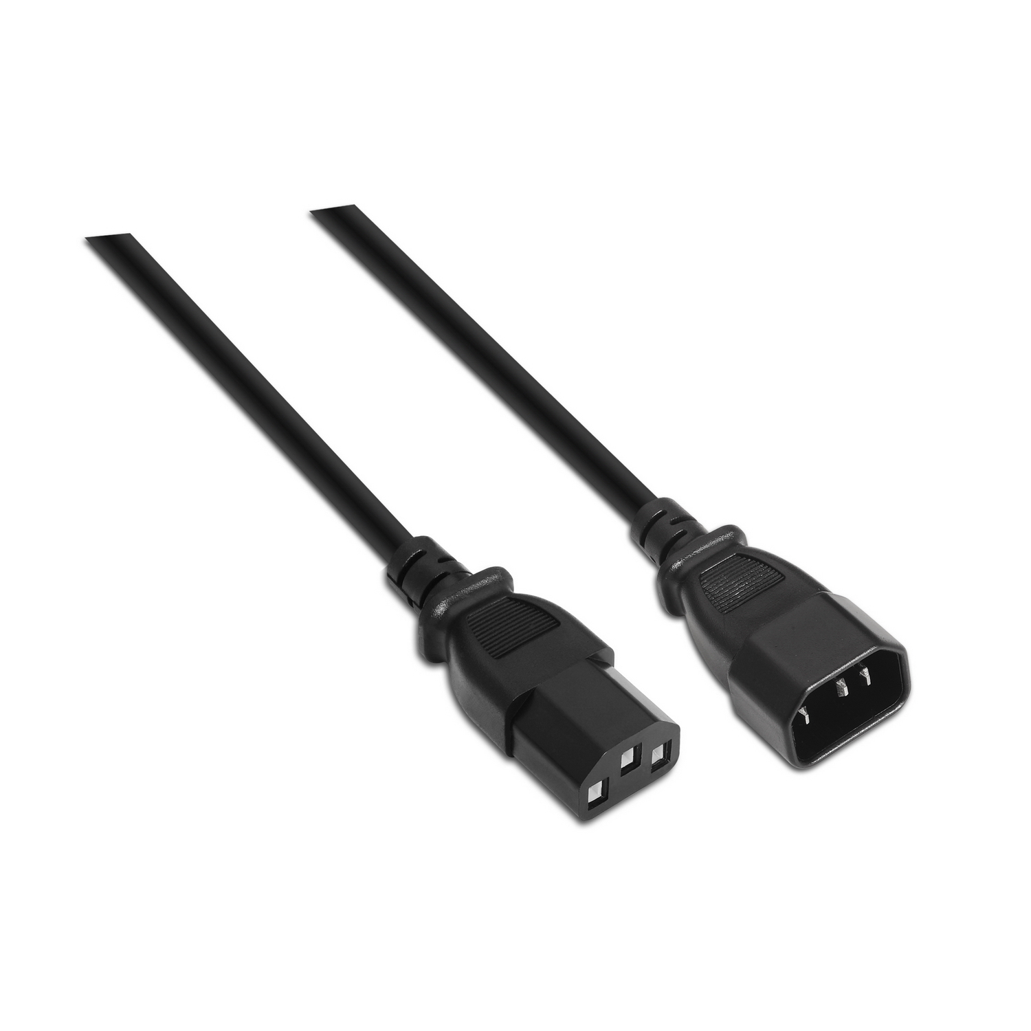 Aisens Câble d'extension pour processeur AISENS A132-0171 1,5 m 100 % cuivre IEC C13/H-C14/M noir