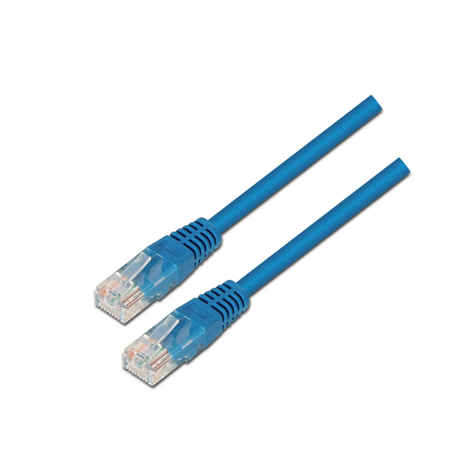 Aisens Câble Réseau RJ45 UTP AWG24 Cat.5e 0,5m Bleu