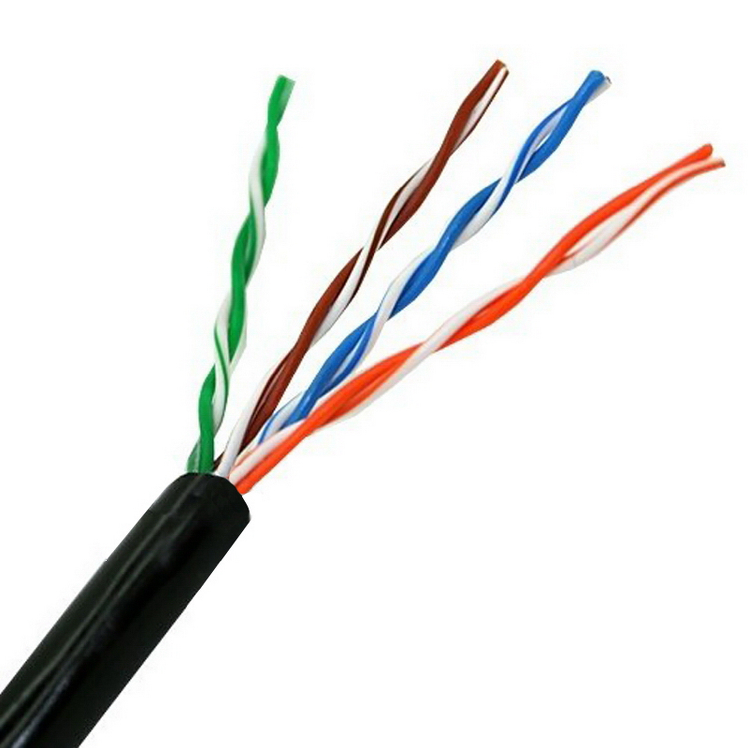 Aisens Câble réseau UTP Cat.5e 100m noir
