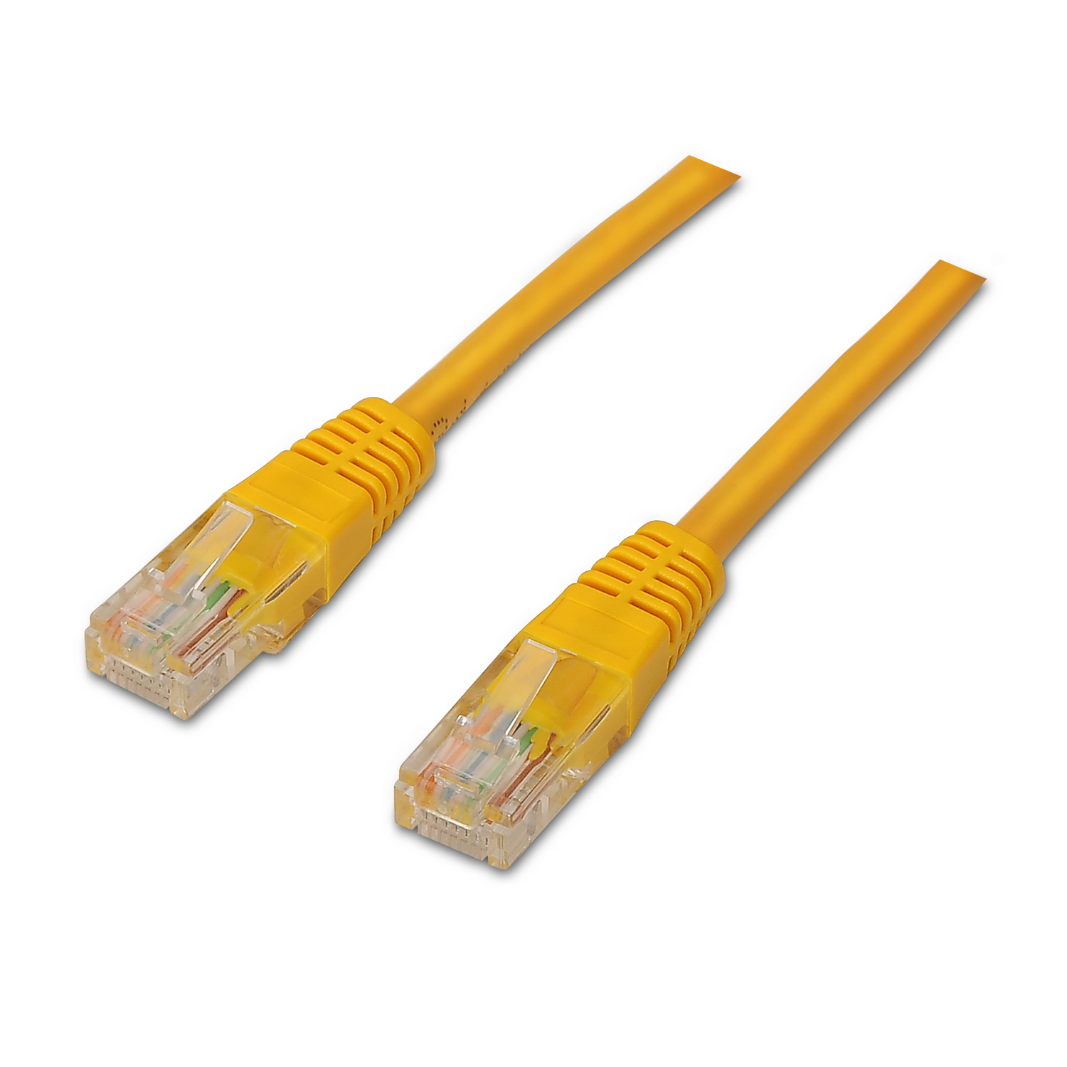Aisens Câble Réseau RJ45 Cat.6 UTP 0,5m Jaune