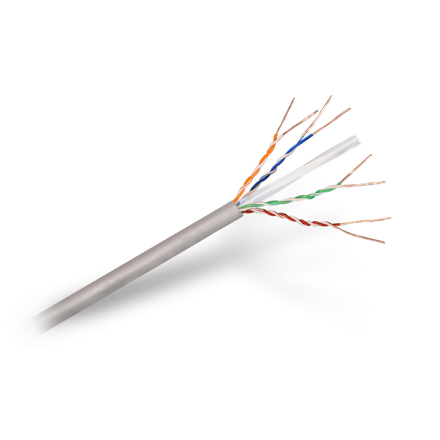 Aisens Câble Réseau Bobine RJ45 Cat.6 UTP AWG24 Rigide 305m Gris
