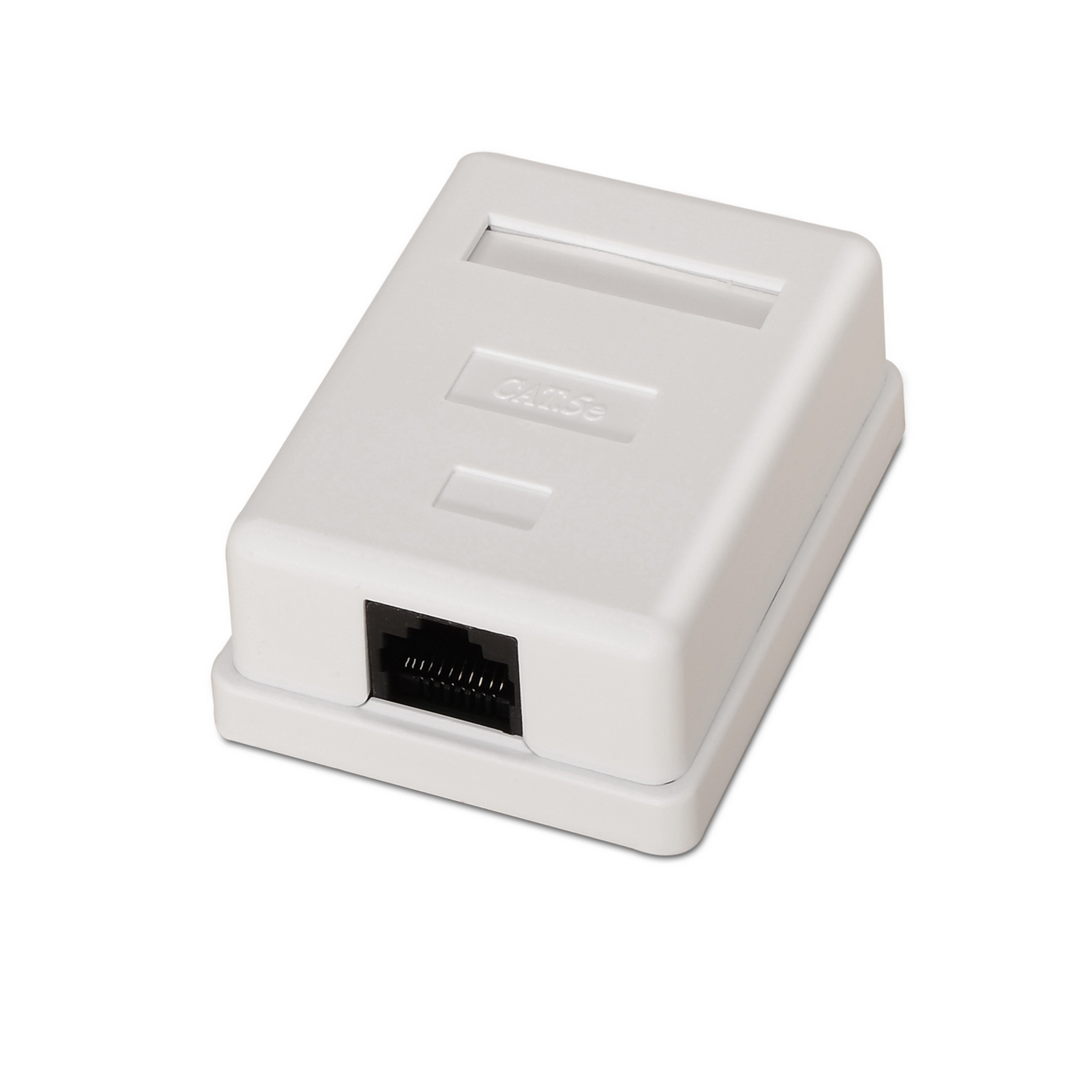 Aisens Rosace de surface AISENS A138-0296 Cat.5e 1 prise RJ45 UTP Blanc