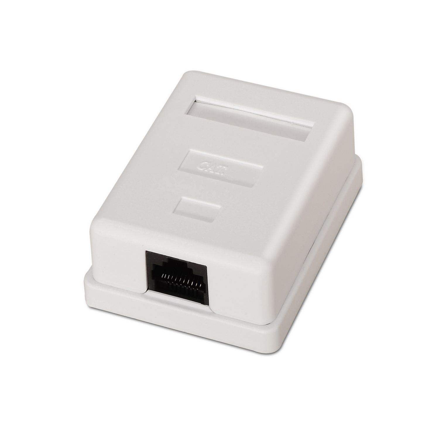 Aisens A139-0301 RJ45 Cat6 Surface Rosette 1 prise blanche