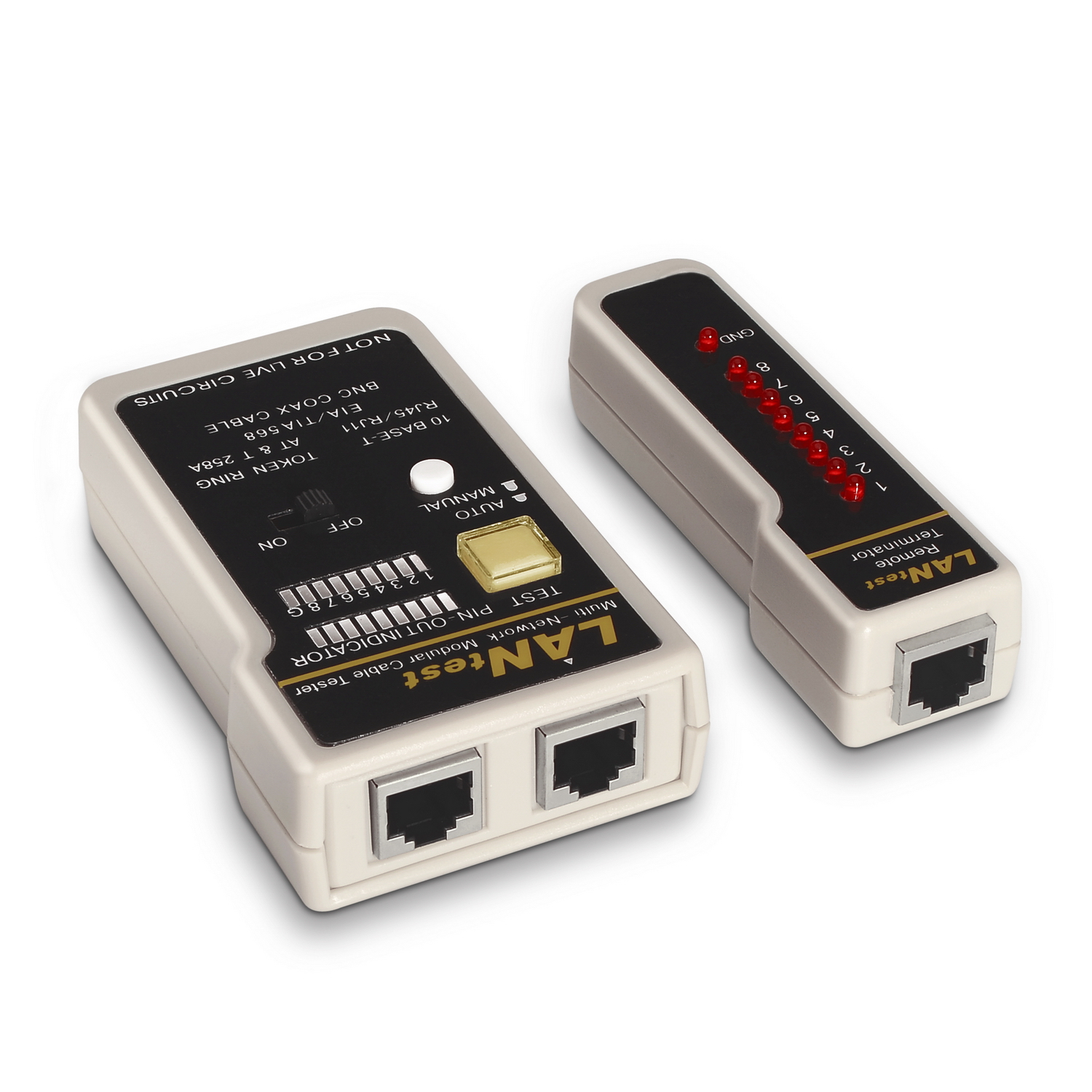 Aisens A142-0314 Testeur de câble réseau professionnel
