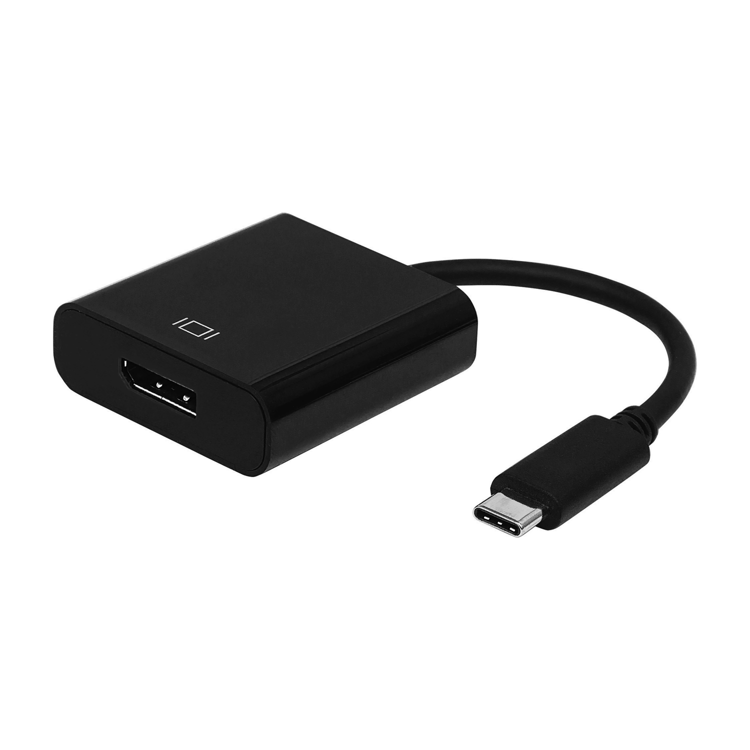 Aisens Adaptateur USB-C Mâle vers DisplayPort Femelle 15cm Noir