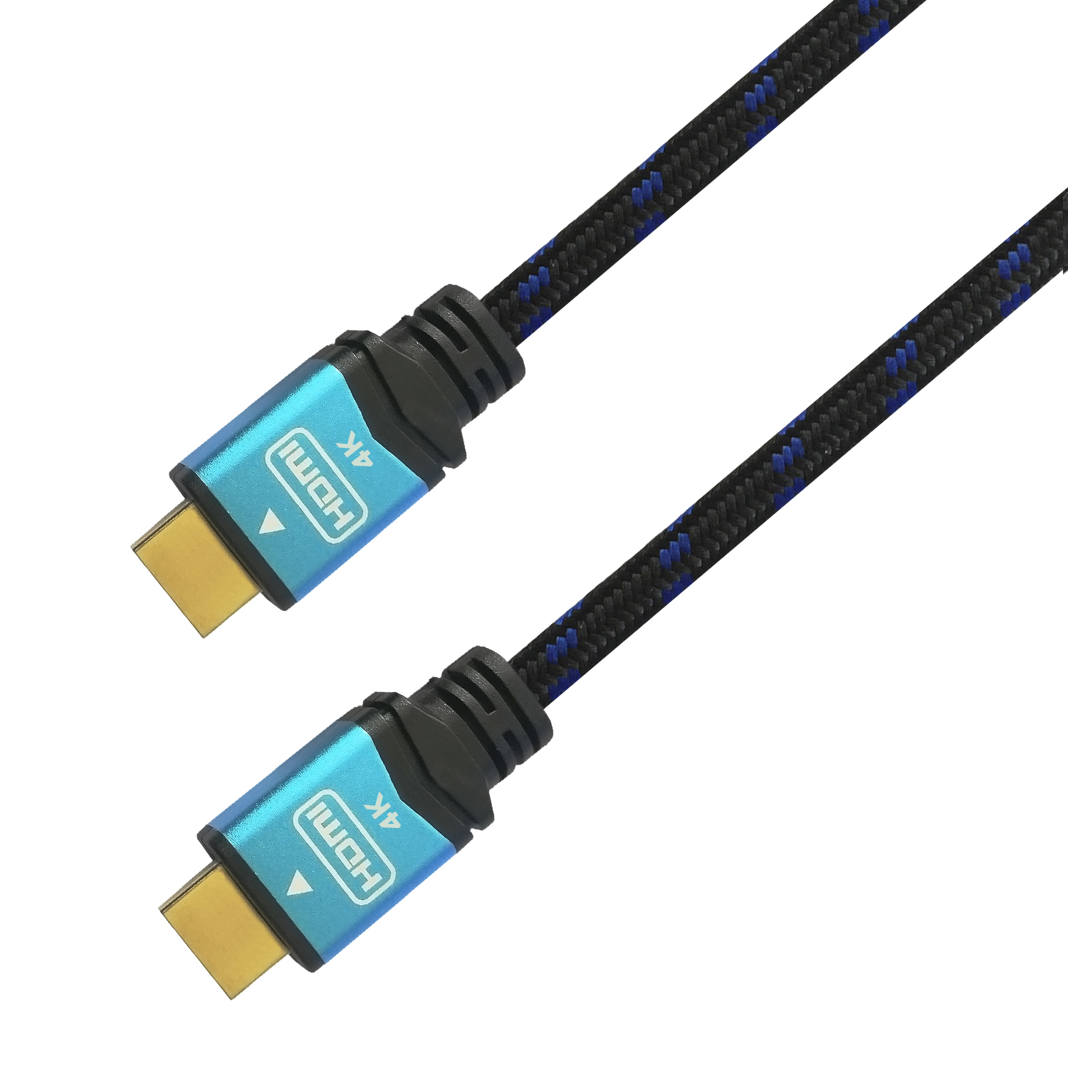 Aisens Câble HDMI 2.0 Premium 4K 60Hz 18Gbps Mâle/Mâle 5m Noir/Bleu