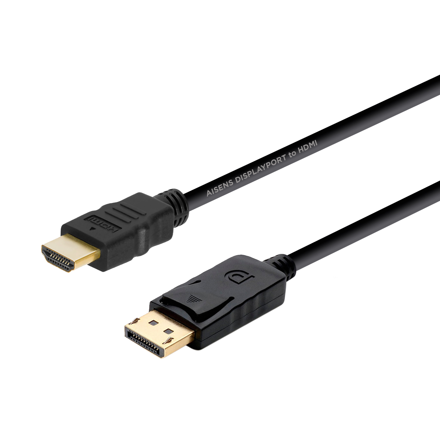 Aisens Câble DisplayPort vers HDMI Mâle/Mâle 2m Noir