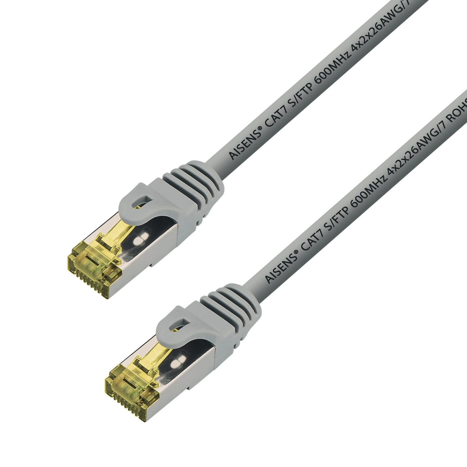 Aisens Câble Réseau RJ45 Cat.7 S/FTP 10m Gris