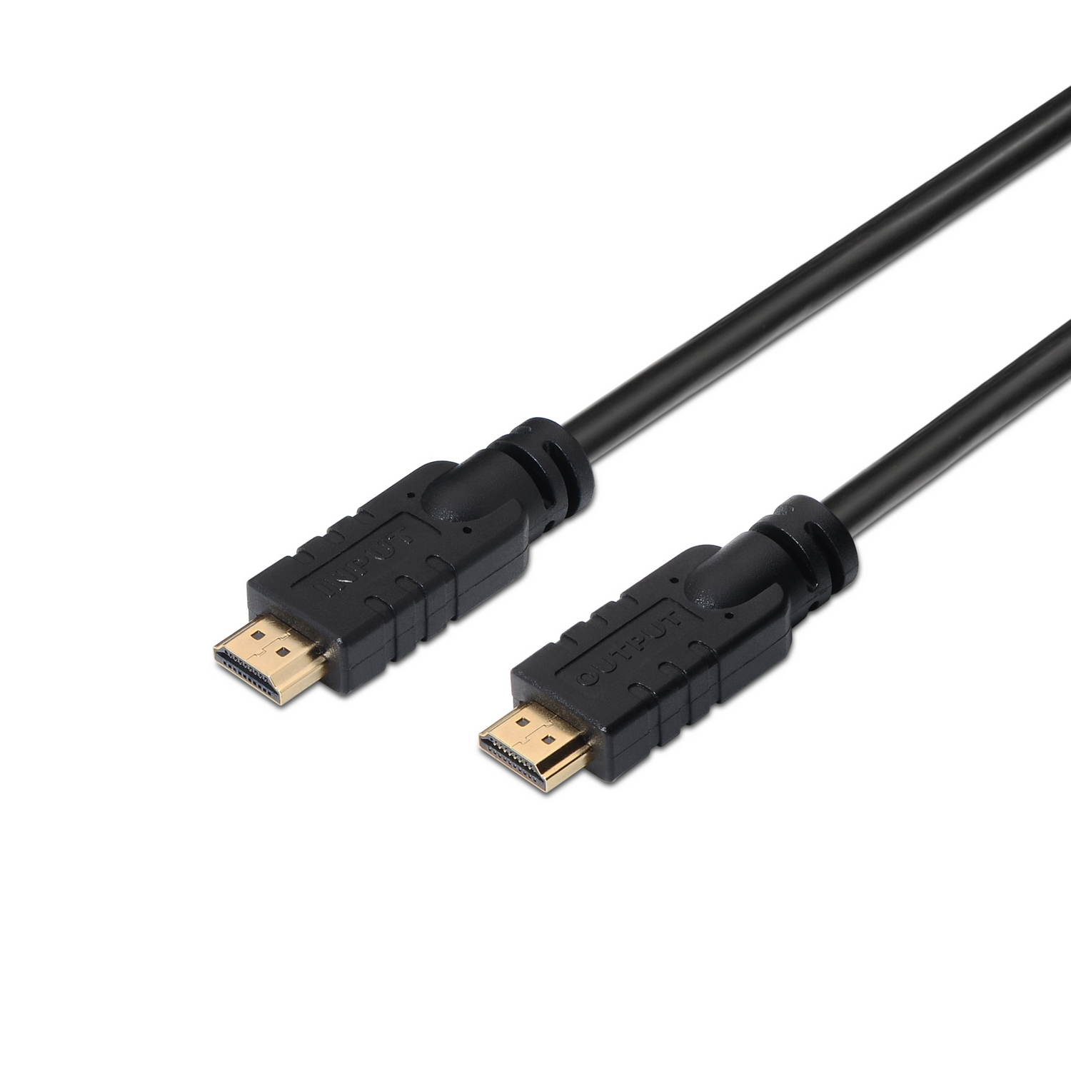 Aisens Câble HDMI 2.0 Premium 4K 60Hz 18Gbps Mâle/Mâle avec Répéteur 25m Noir