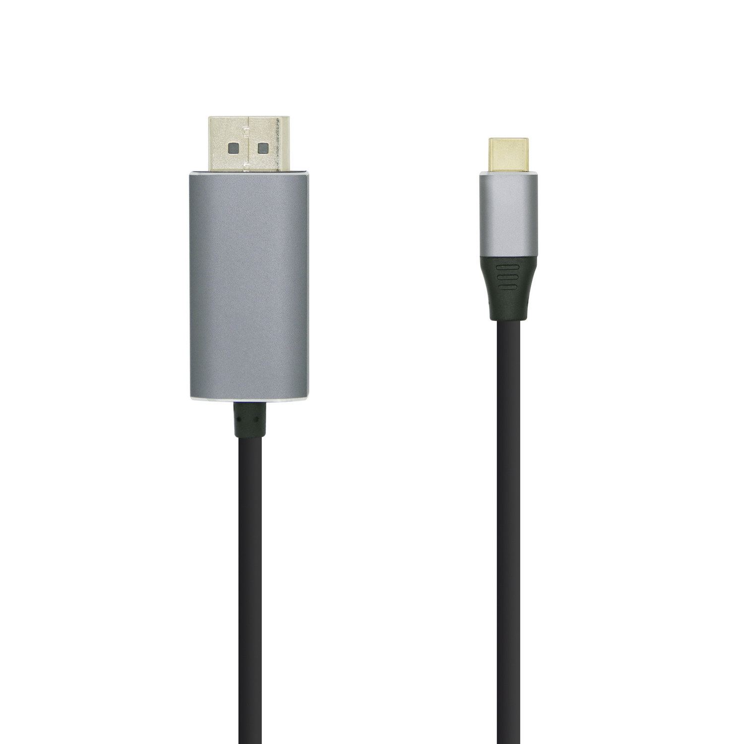 Aisens Câble USB-C vers DisplayPort 1,8 m Argent/Noir