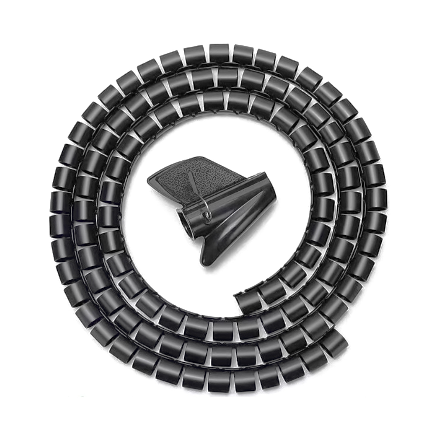 Aisens A151-0406 Organisateur de câbles en spirale noir