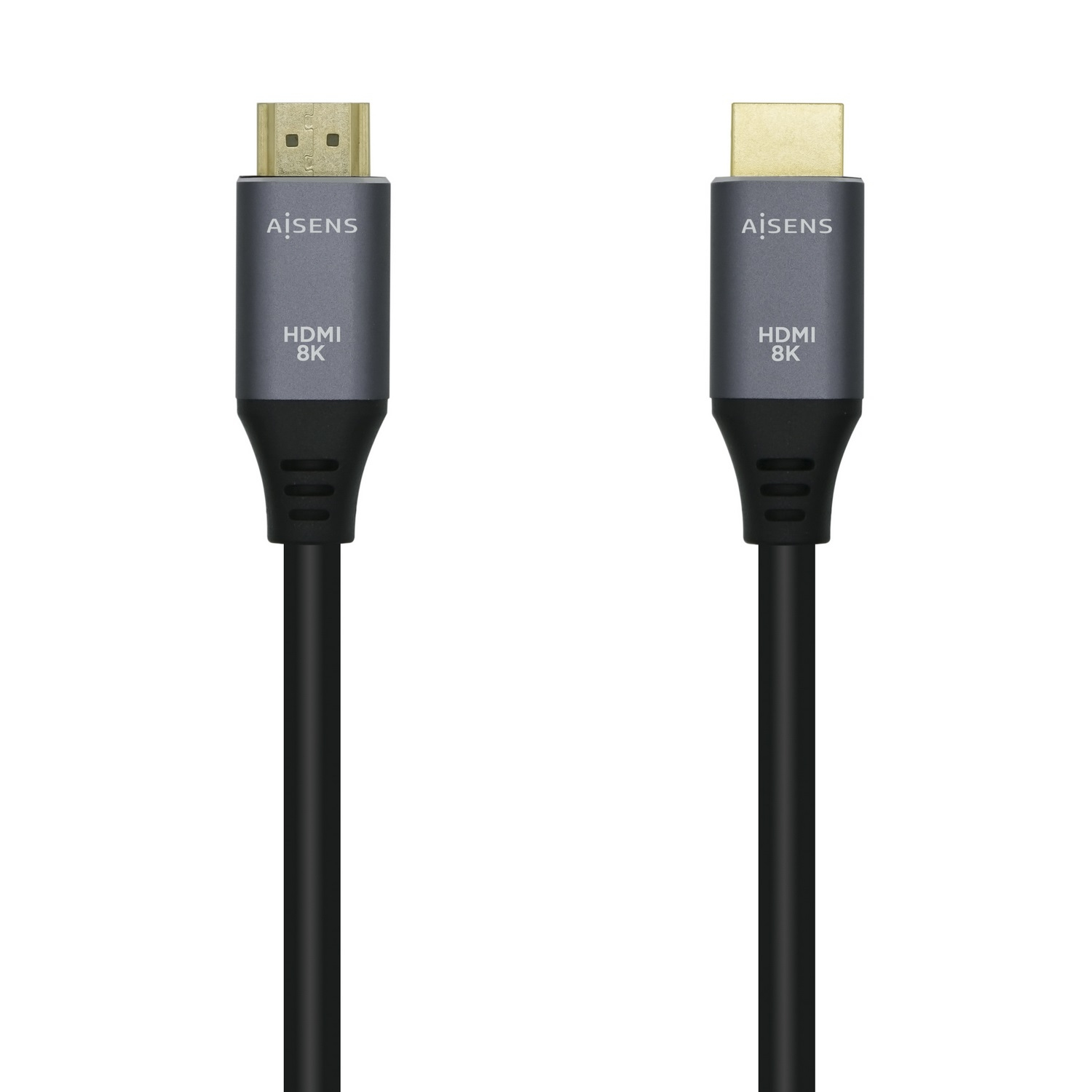 Aisens Câble HDMI V2.1 Mâle/Mâle 1m Gris/Noir
