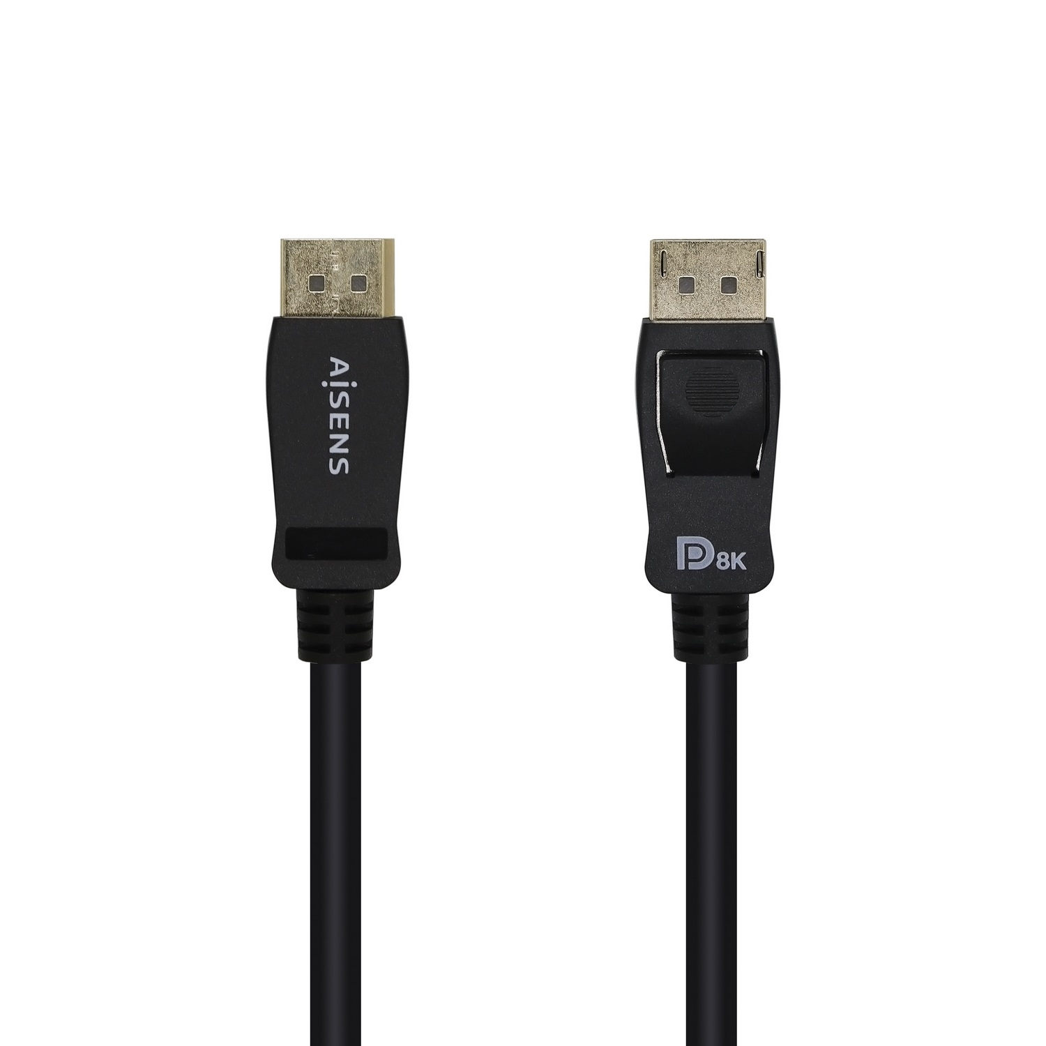 Aisens Câble Displayport V1.4 Mâle/Mâle 50cm Noir