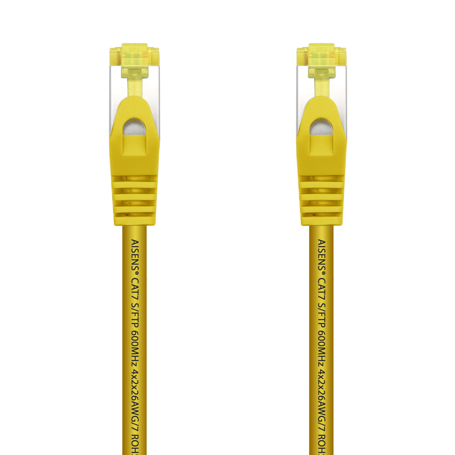 Aisens SFTP Câble Réseau RJ45 Cat.7 50cm Jaune