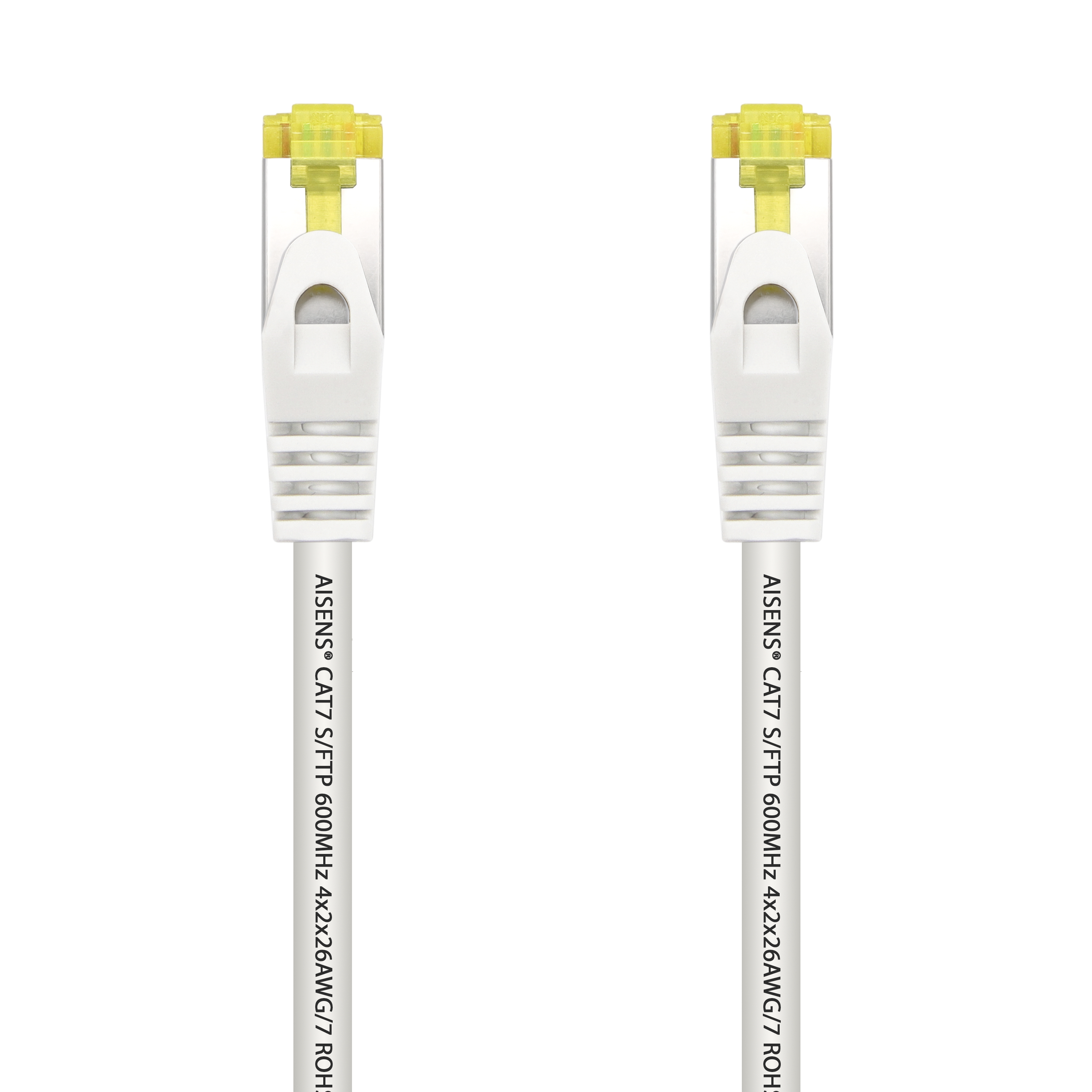 Aisens Câble Réseau S/FTP RJ45 Cat.7 2m Blanc