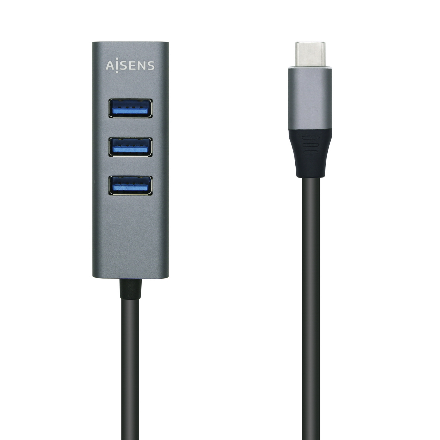 Aisens A109-0508 HUB USB 3.1 Type-C 4 Ports Gris