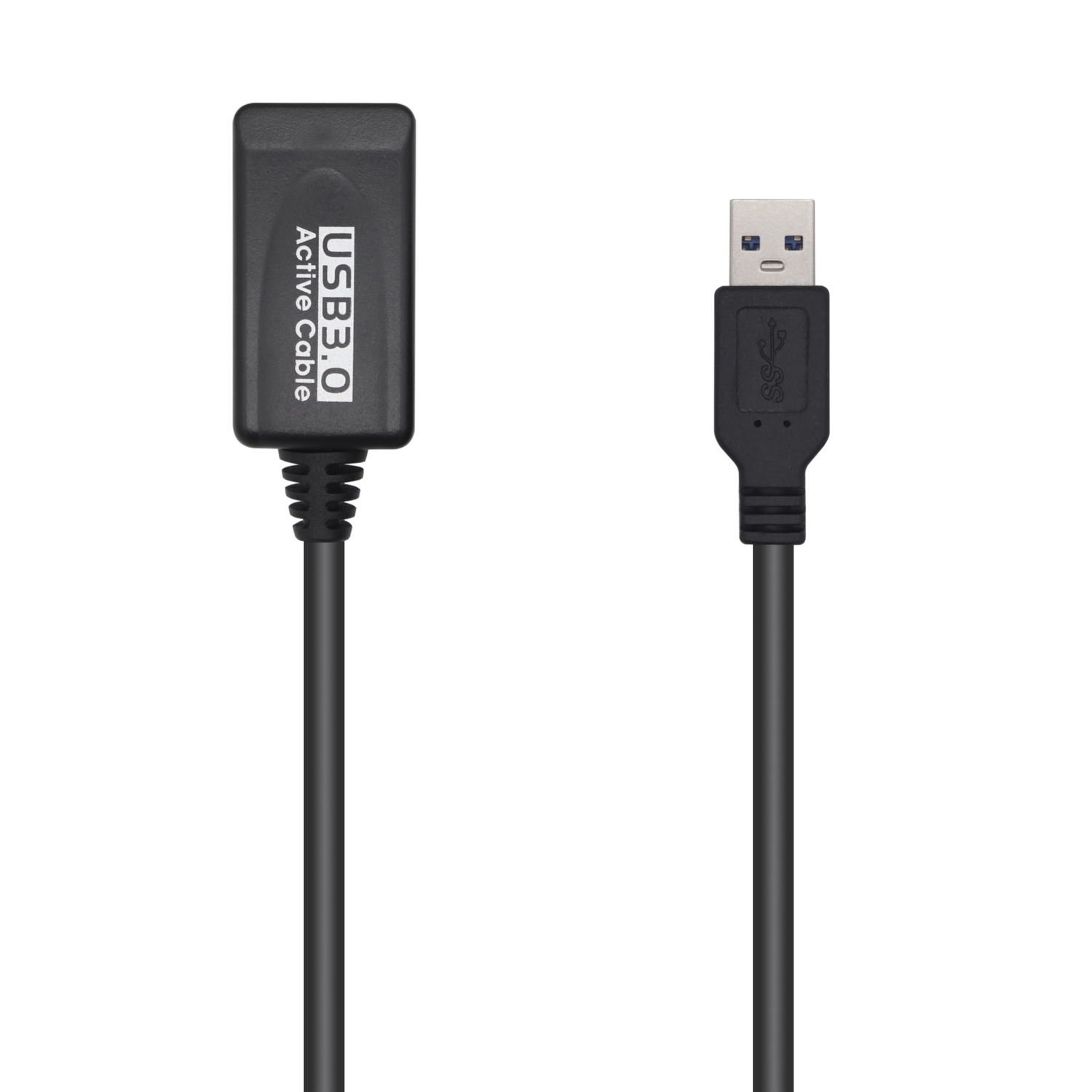 Aisens Câble d'extension USB 3.0 AISENS A105-0525 amplificateur 5 m 625 Mbps noir