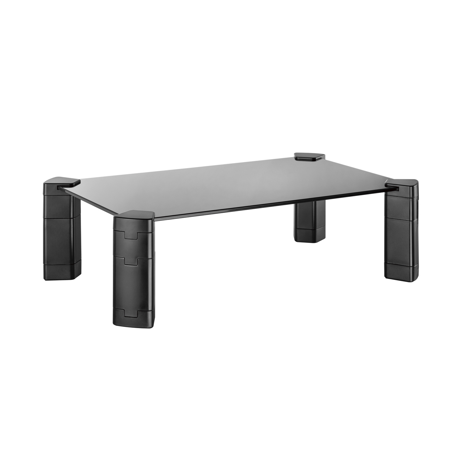 Aisens Black Crystal Riser Support pour moniteur et ordinateur portable jusqu'à 32