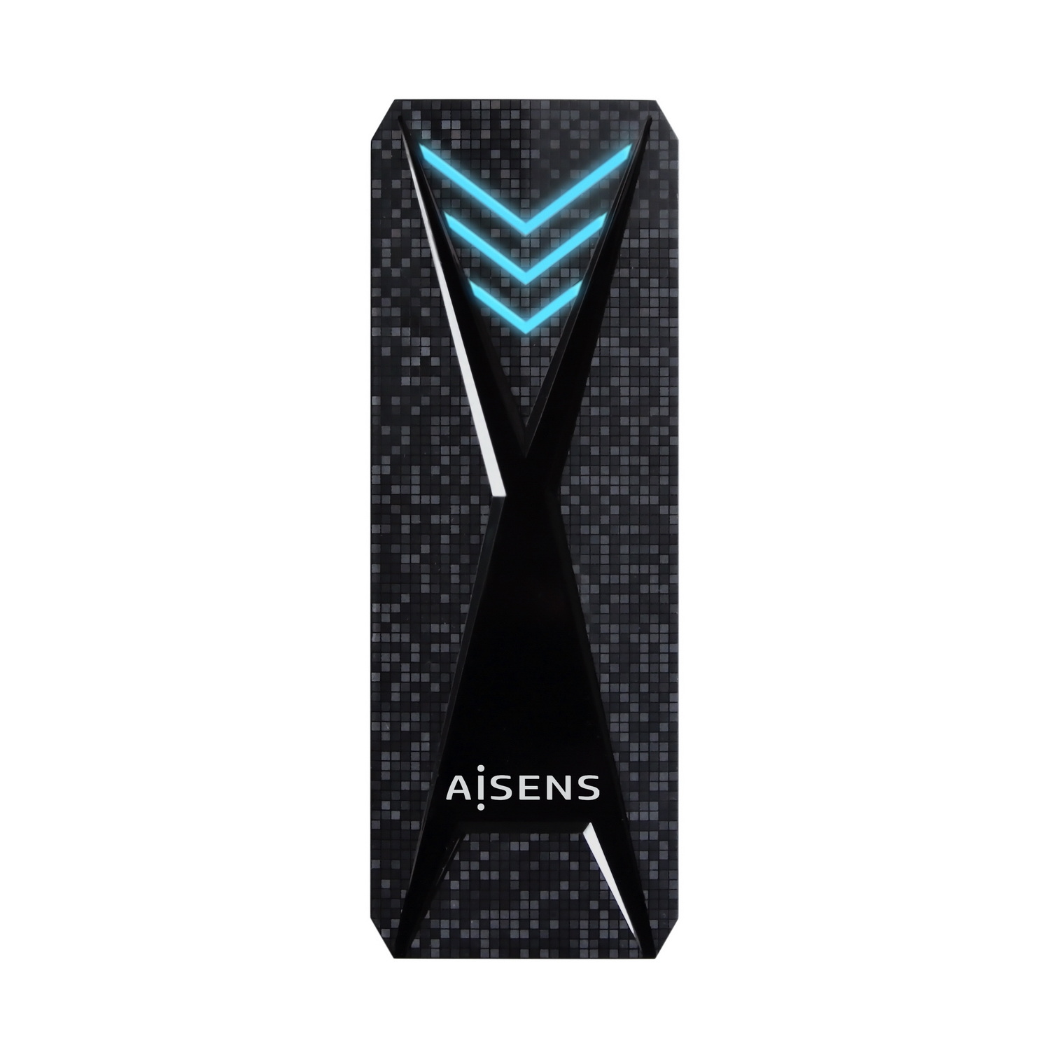 Aisens Boîtier Externe AISENS ASM2-RGB013B pour SSD M.2 NVMe USB 3.2 Gen2 RGB