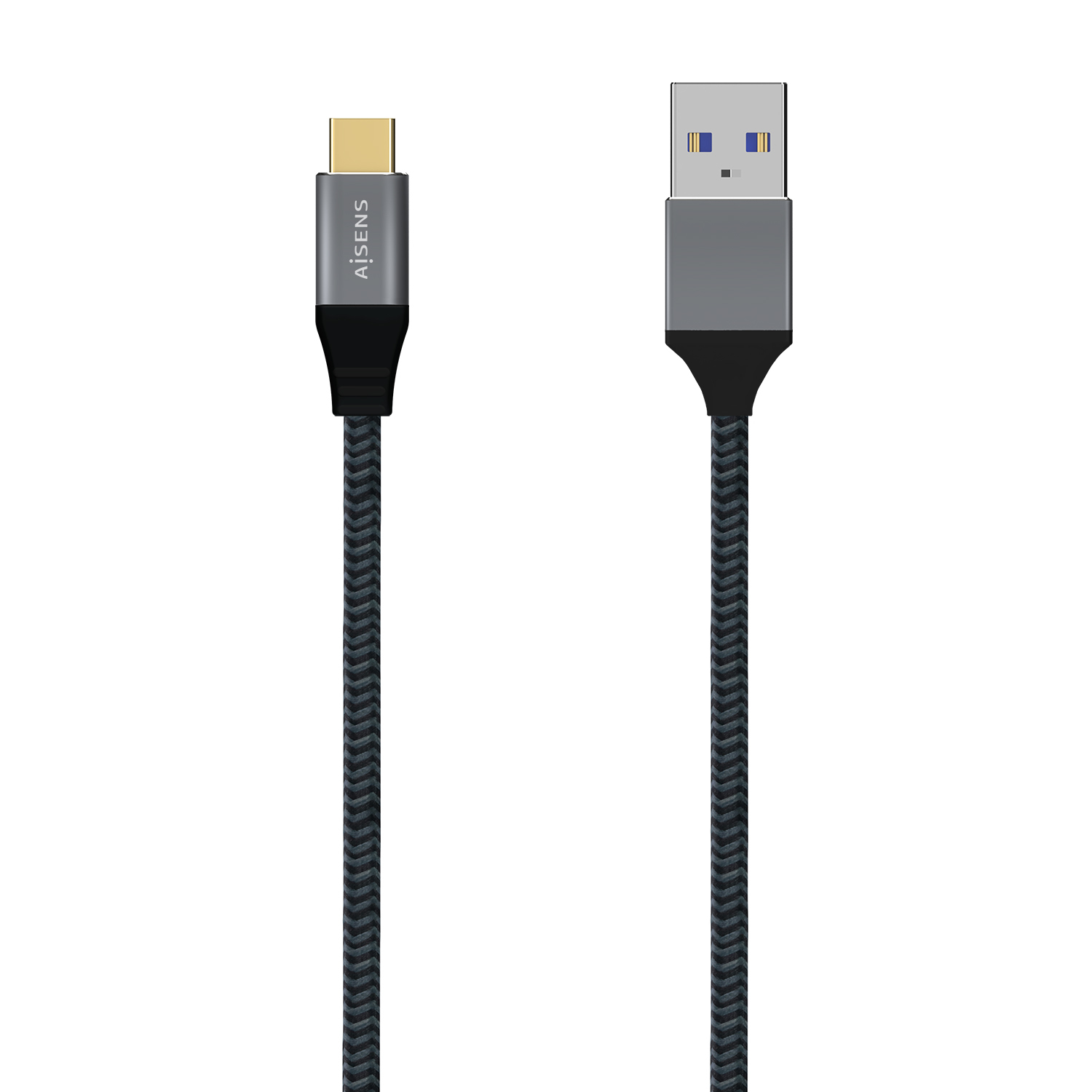 Aisens Câble USB 3.1 vers USB-C Mâle/Mâle 1,5 m Gris