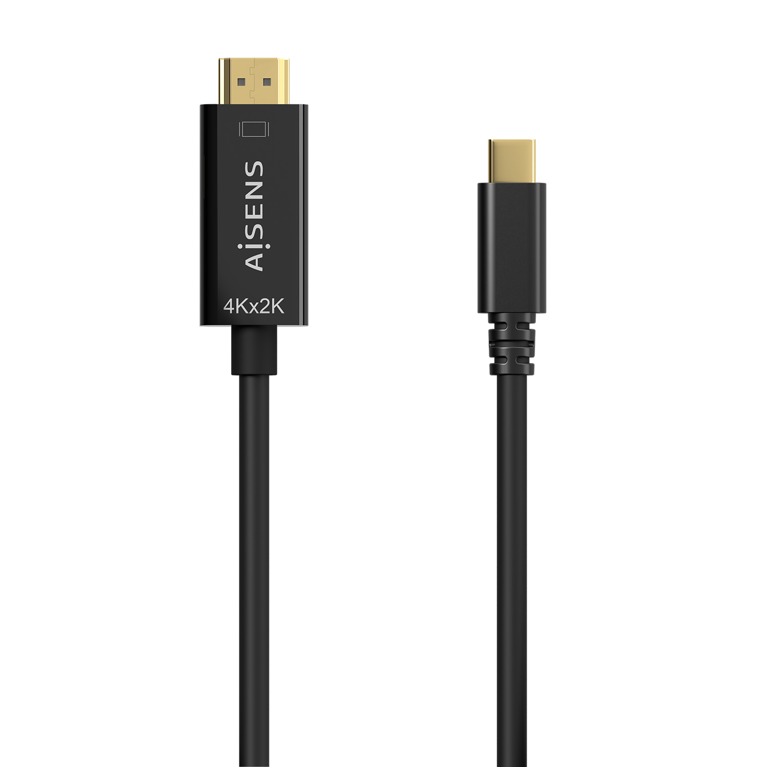 Aisens A109-0623 Câble convertisseur HDMI 2.0 4K vers USB-C 80cm