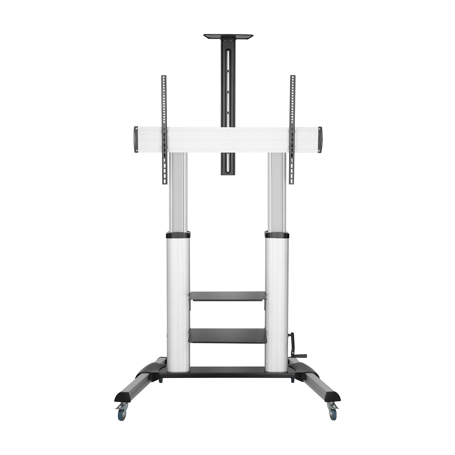 Aisens FT100TE-125 Support de sol inclinable avec roulettes et manivelle pour TV 60