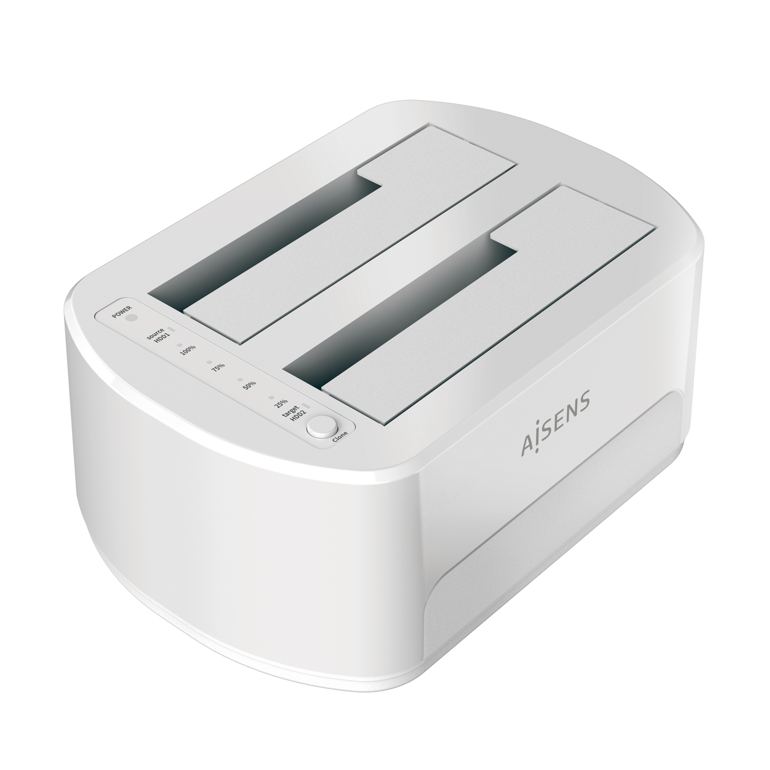Aisens ASDS-D02W Station d'accueil pour disques durs 2,5