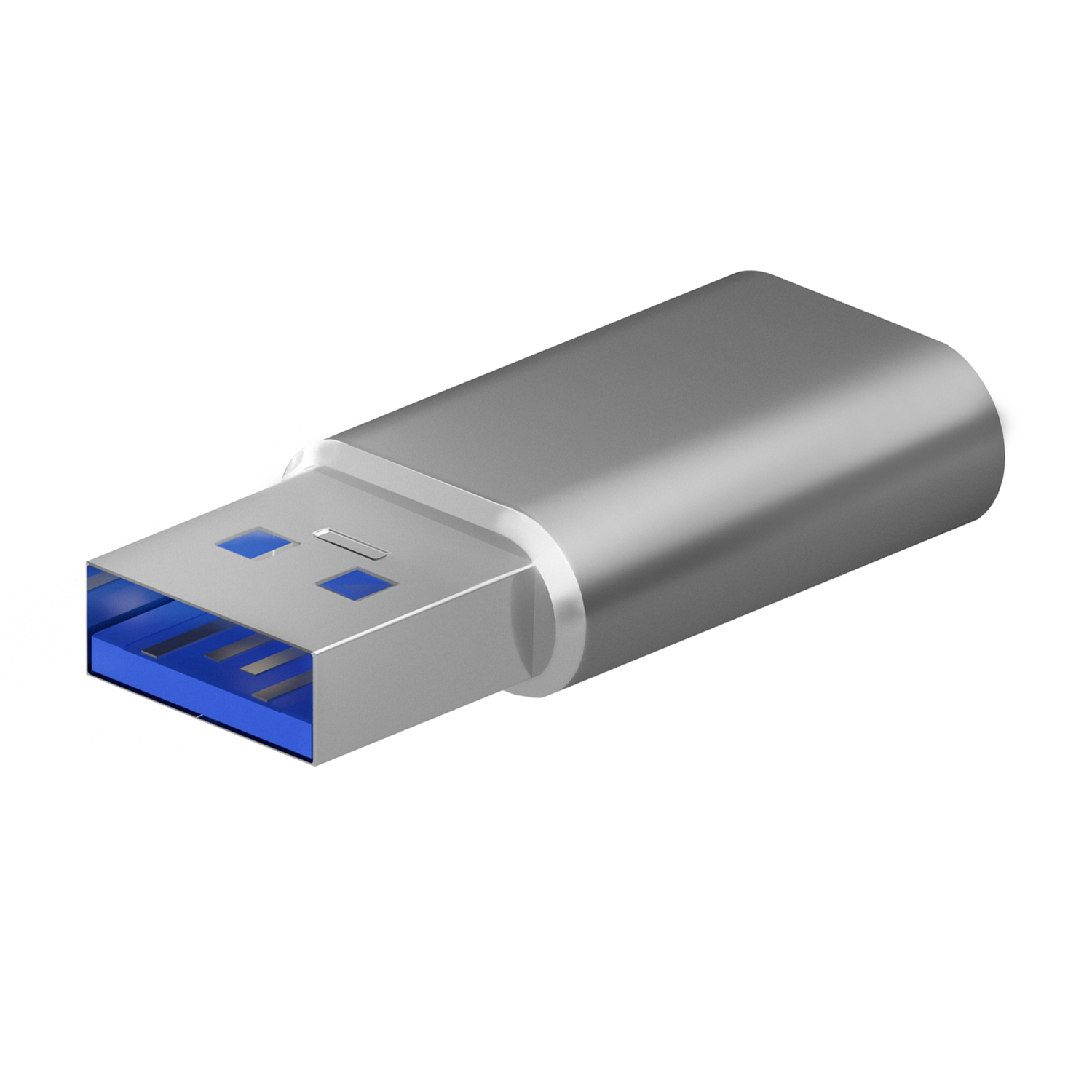 Aisens AISENS A108-0677 changeur de genre de câble USB Type-C USB Type-A Gris