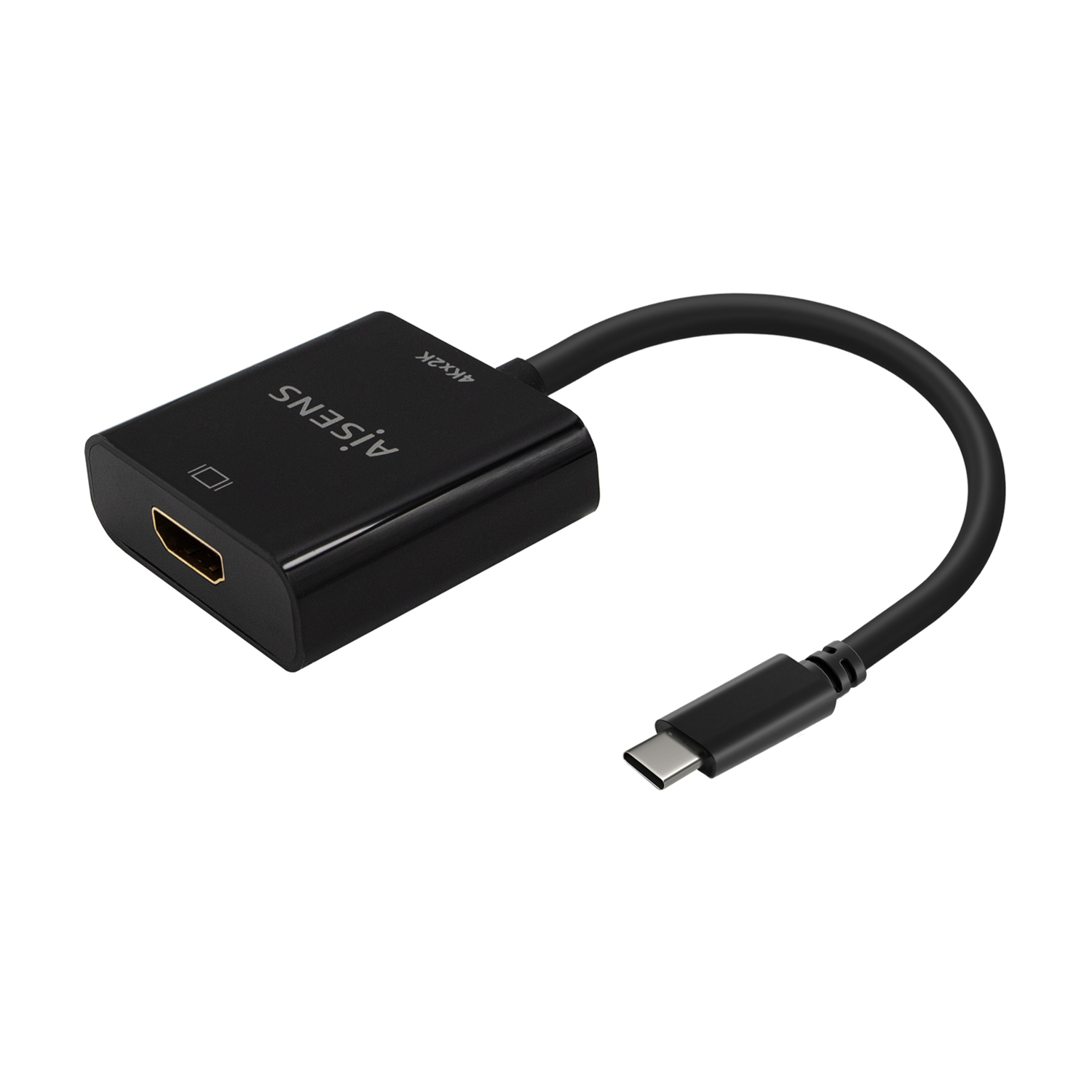 Aisens AISENS A109-0684 câble vidéo et adaptateur 0,15 m USB Type-C HDMI Type A (Standard) Noir