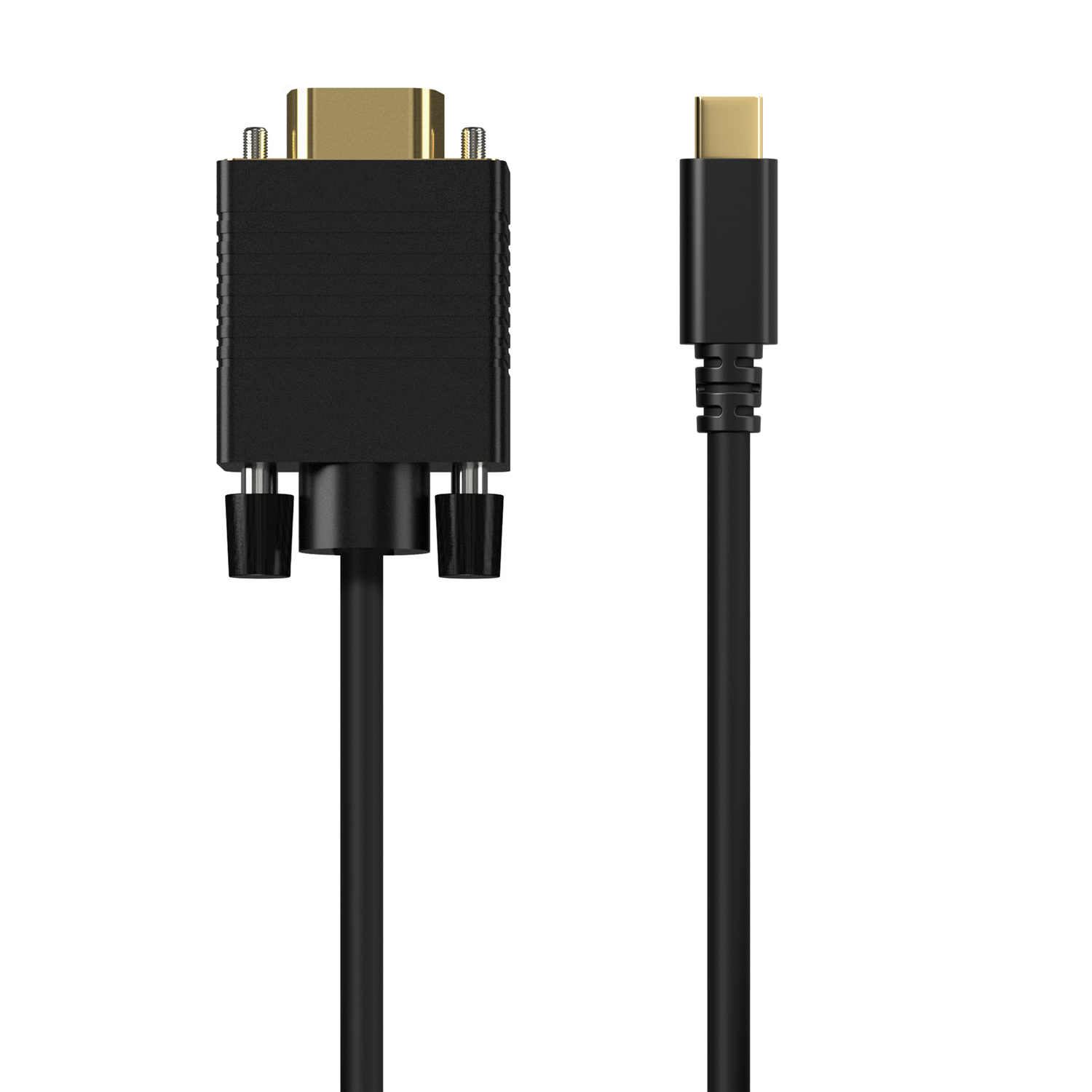 Aisens A109-0693 Câble convertisseur USB-C mâle vers VGA mâle 1,8 m noir