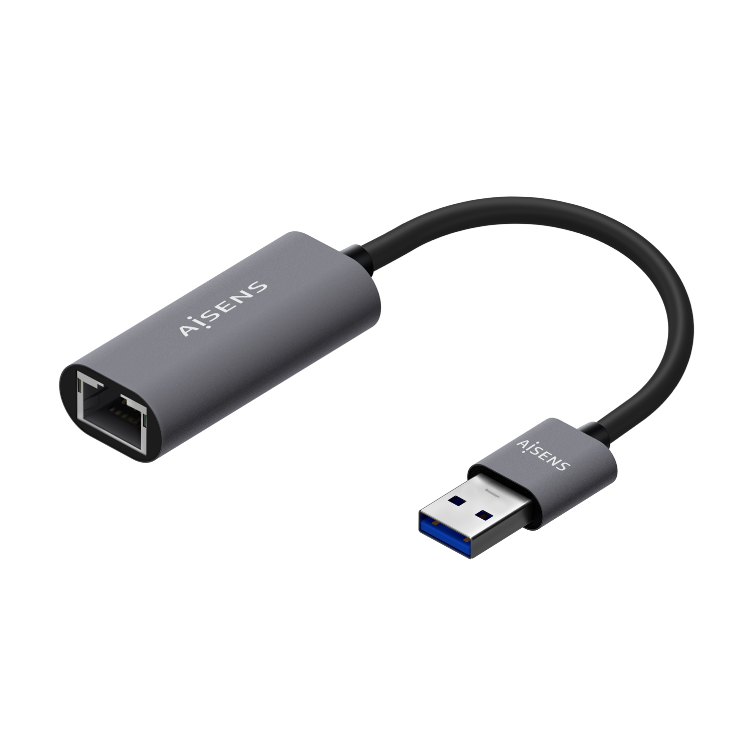 Aisens Adaptateur AISENS USB 3.0 vers Gigabit Ethernet 10/100/1000 Mbps Gris 15 cm