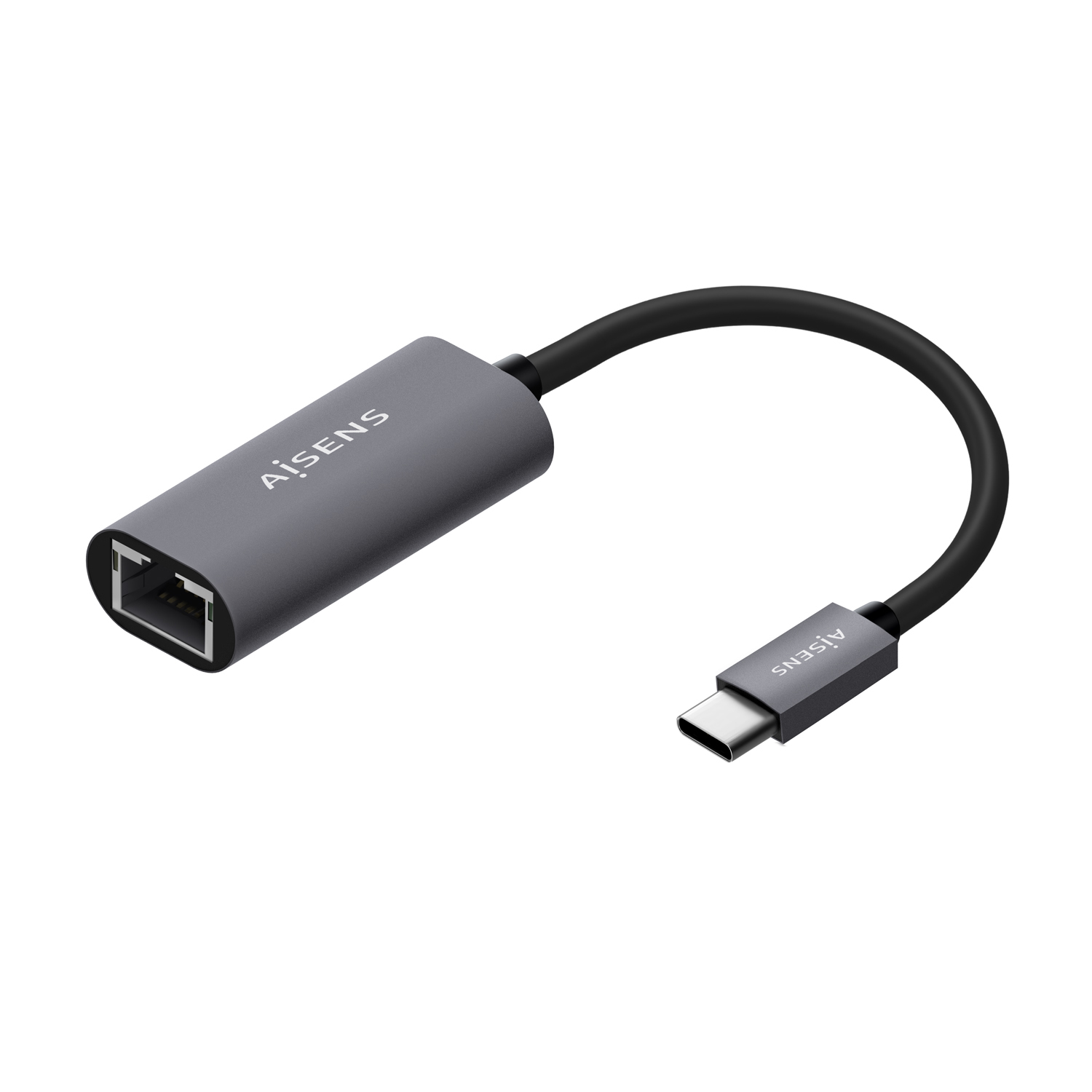 Aisens Adaptateur USB-C vers RJ45 1000 Mbps AISENS A109-0709 15 cm Gris Plug&Play