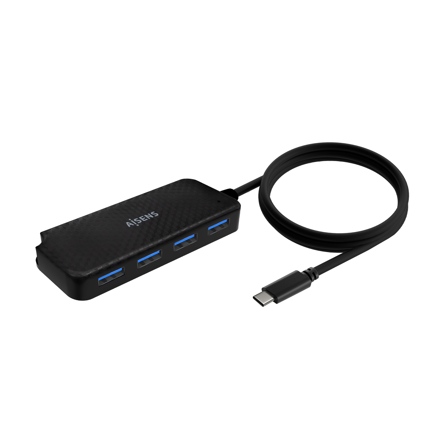 Aisens AISENS A109-0716 hub & concentrateur USB 3.2 Gen 1 (3.1 Gen 1) Type-C 5000 Mbit/s Noir