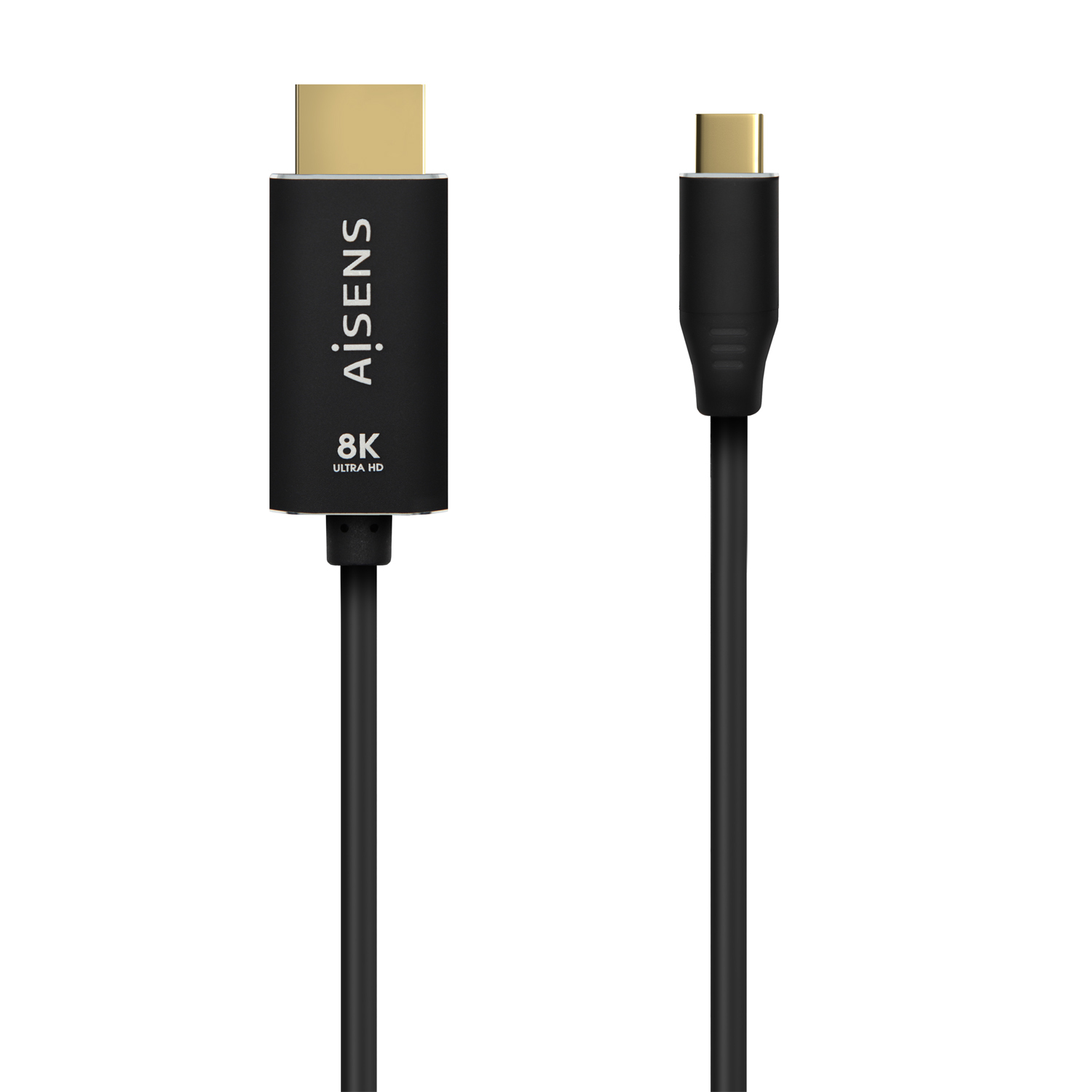 Aisens AISENS A109-0712 câble vidéo et adaptateur 2 m USB Type-C HDMI Type A (Standard) Noir
