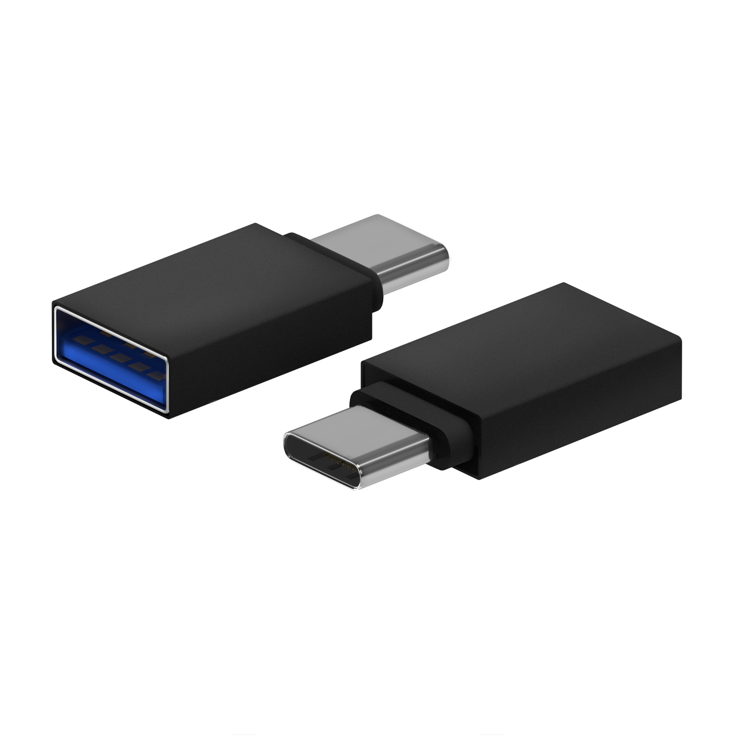 Aisens AISENS A108-0717 changeur de genre de câble USB-C USB-A Noir