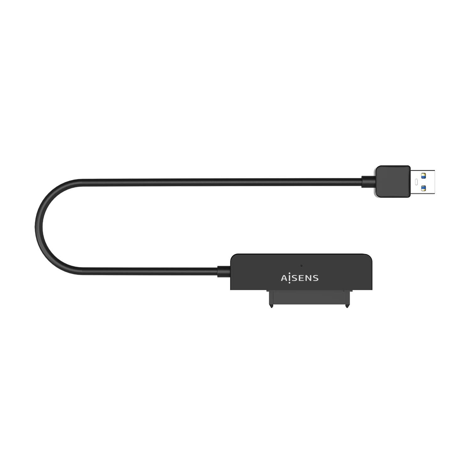 Aisens Adaptateur de disque dur USB 3.0 vers SATA 2,5 pouces ASE-25A03B, noir