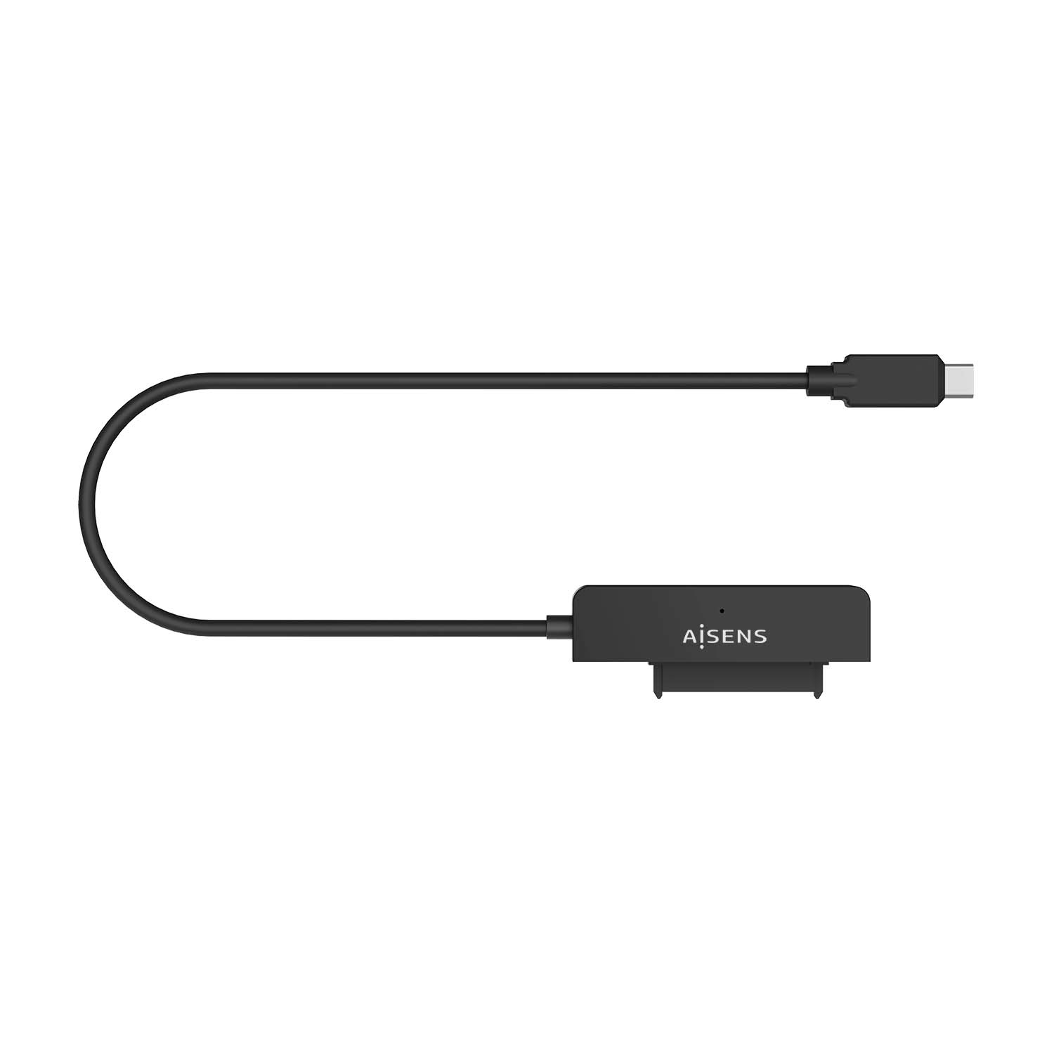Aisens Adaptateur 2.5 USB-C 3.1 Gen1 AISENS ASE-25C04B ABS Compact Noir UASP LED